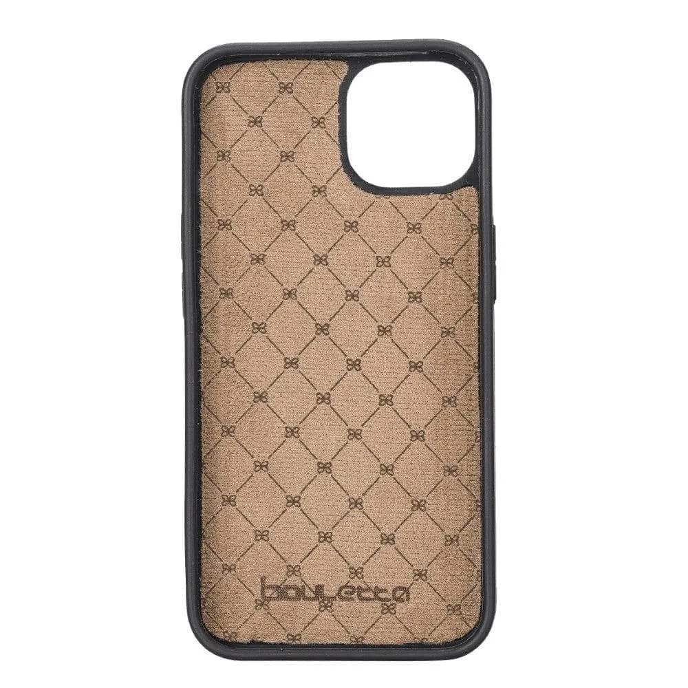 Flexible Leather Back Cover with Card Holder for iPhone 13 Series