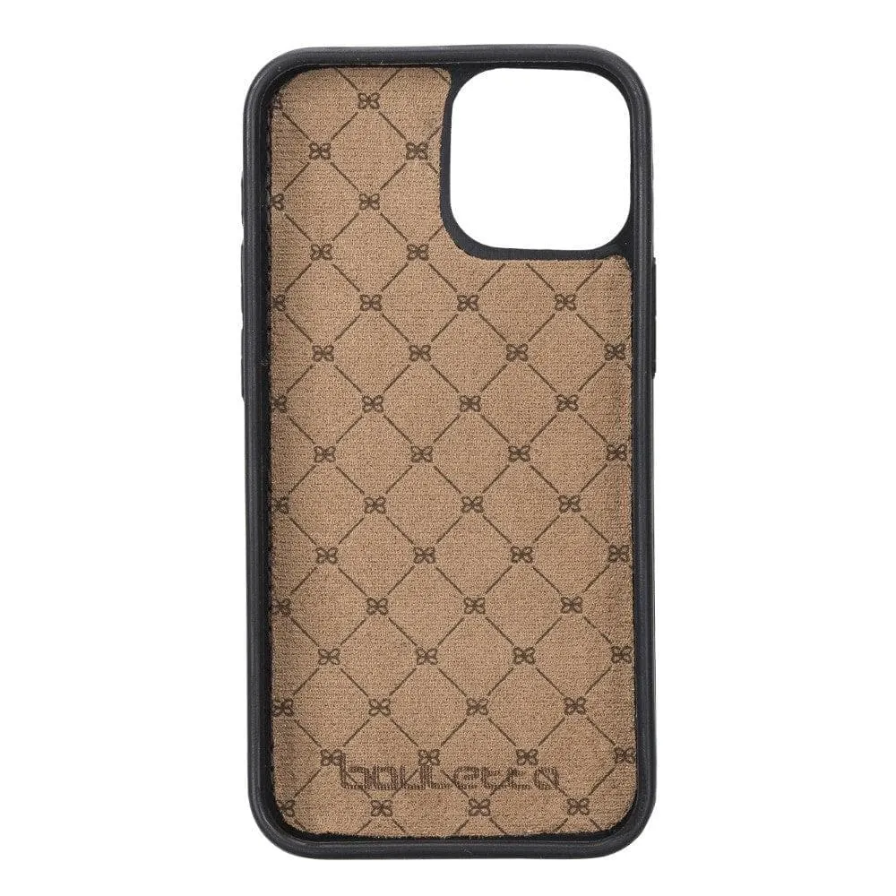 Flexible Leather Back Cover with Card Holder for iPhone 13 Series