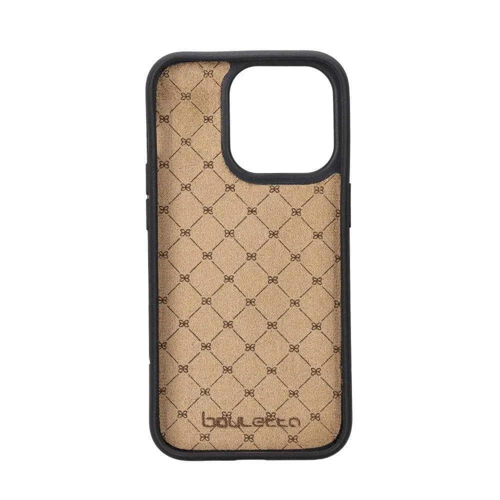 Flexible Leather Back Cover with Card Holder for iPhone 14 Series