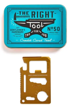 Gentleman's Hardware Credit Card Tool