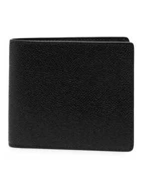 grained bi-fold wallet