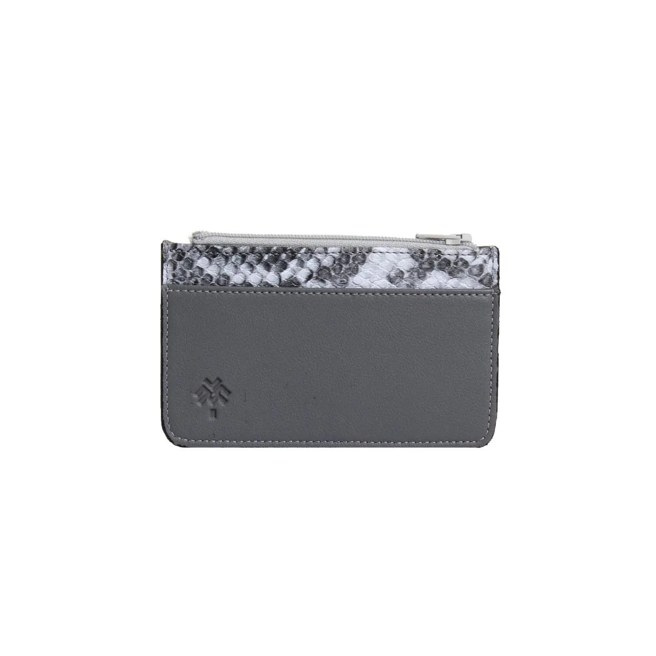 Grey SnakeSkin Card Holder