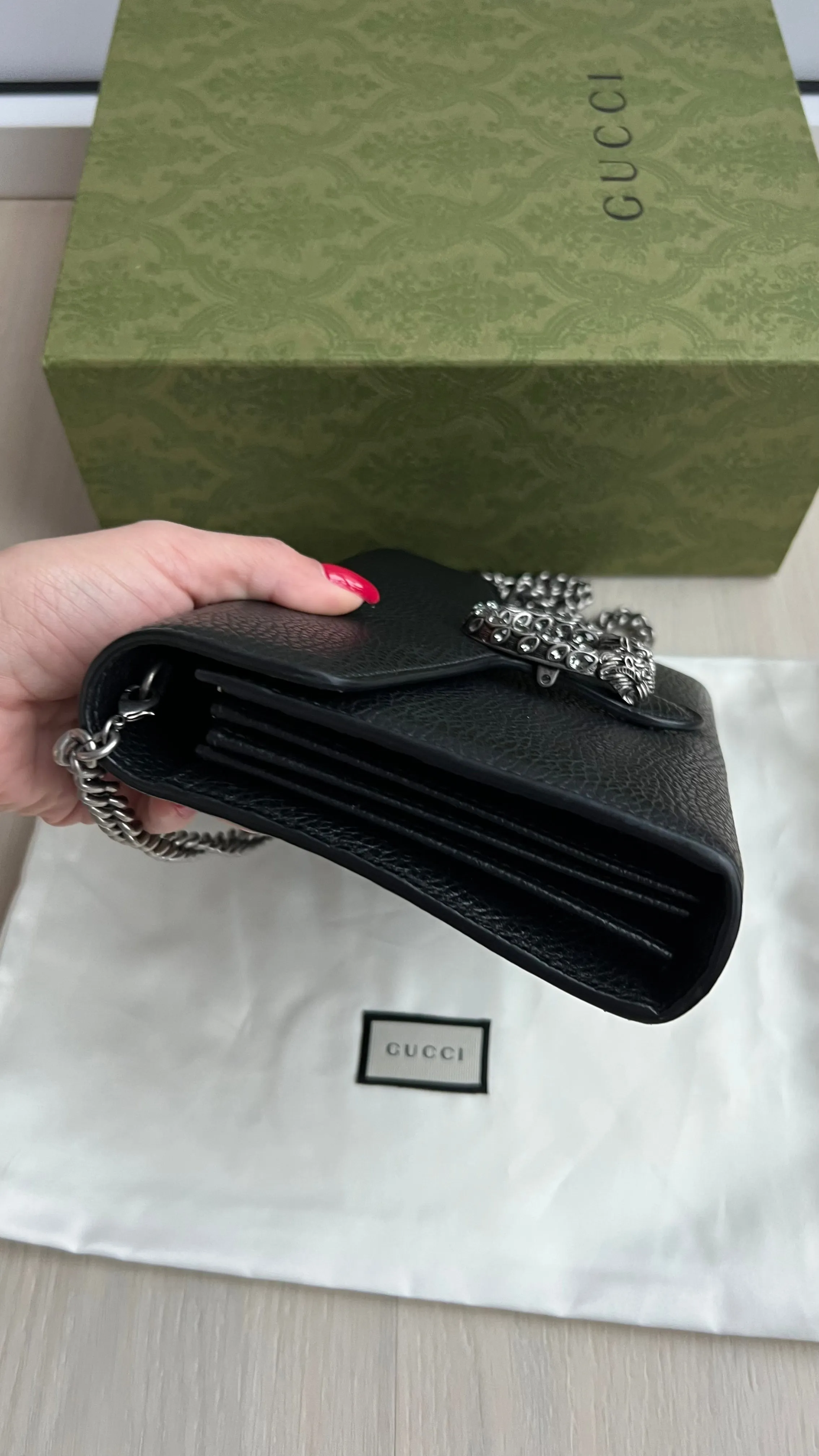 GUCCI Dionysus Mini Chain Wallet