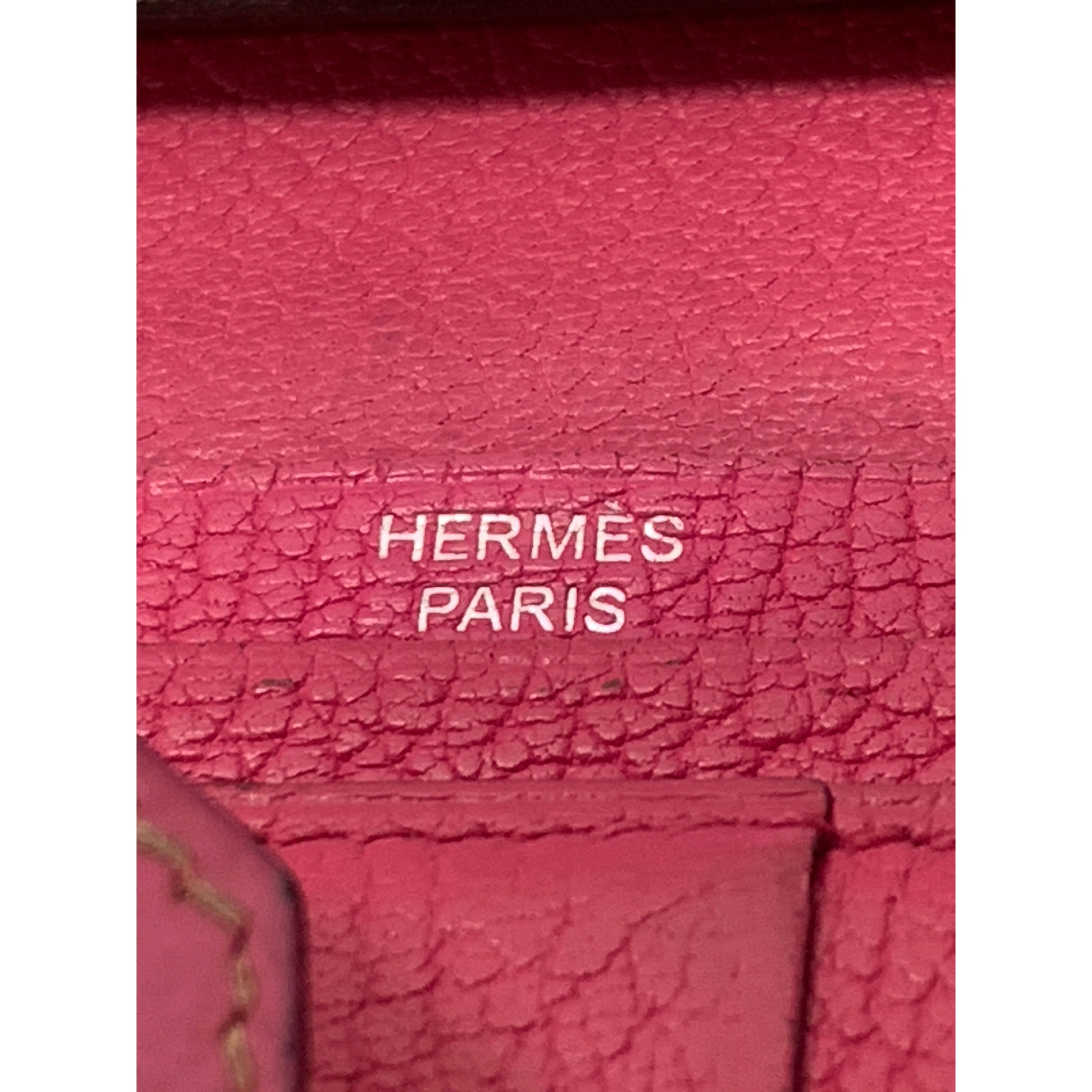 #HERMES/Long Wallet/KHK/Leather