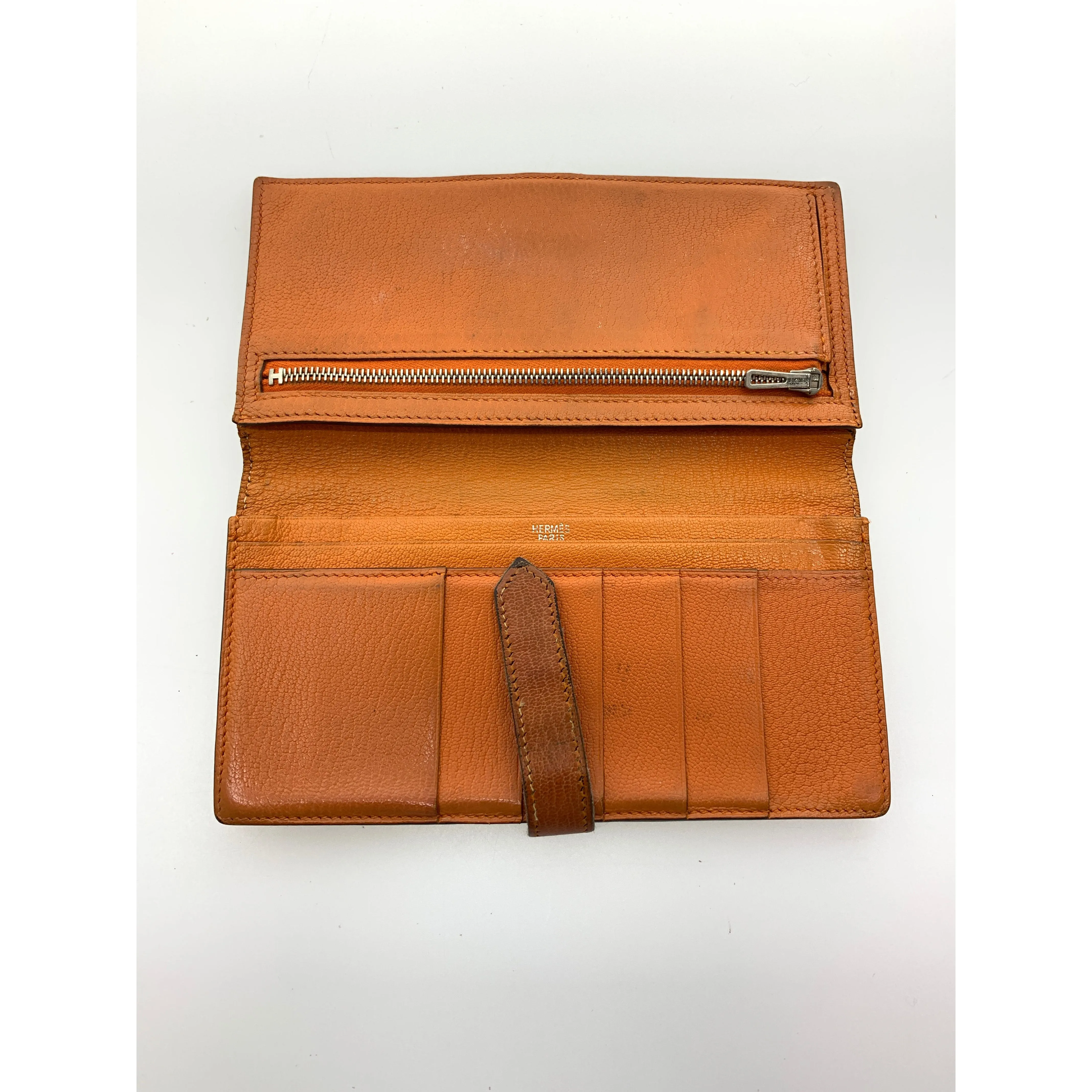 #HERMES/Long Wallet/ORN/Leather