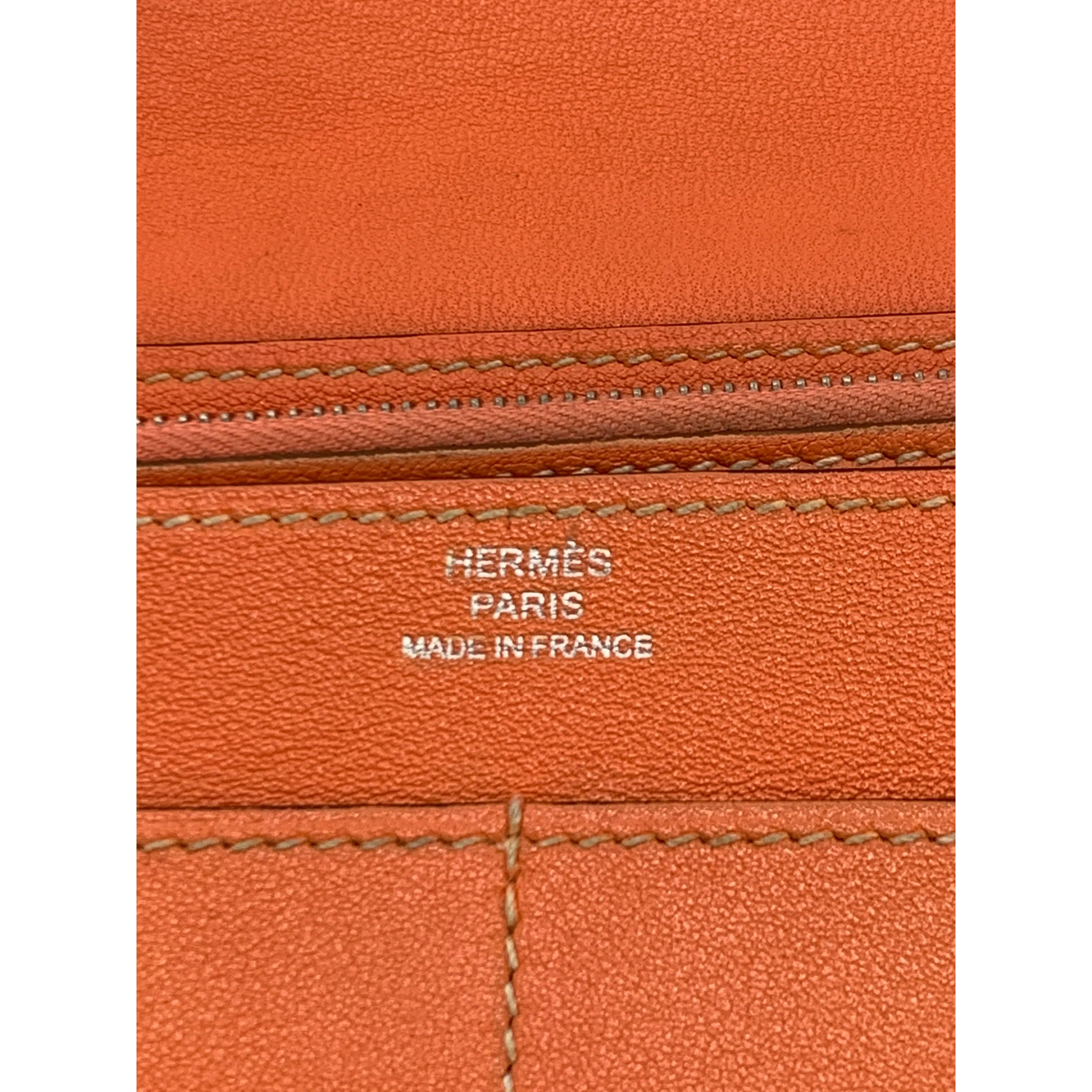 #HERMES/Long Wallet/ORN/Leather