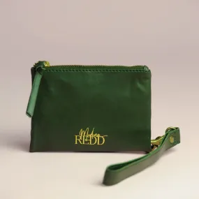 Irene & Me Moss Green Leather Wallet