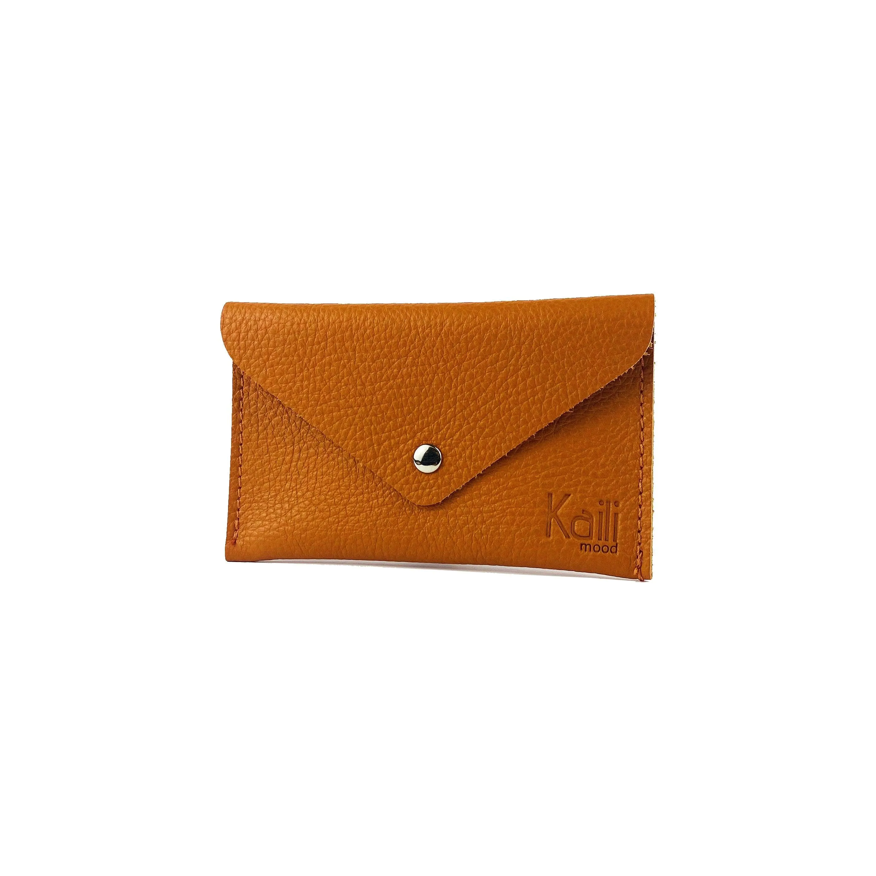 K0040LB | Sachet with flap Made in Italy in genuine full grain leather