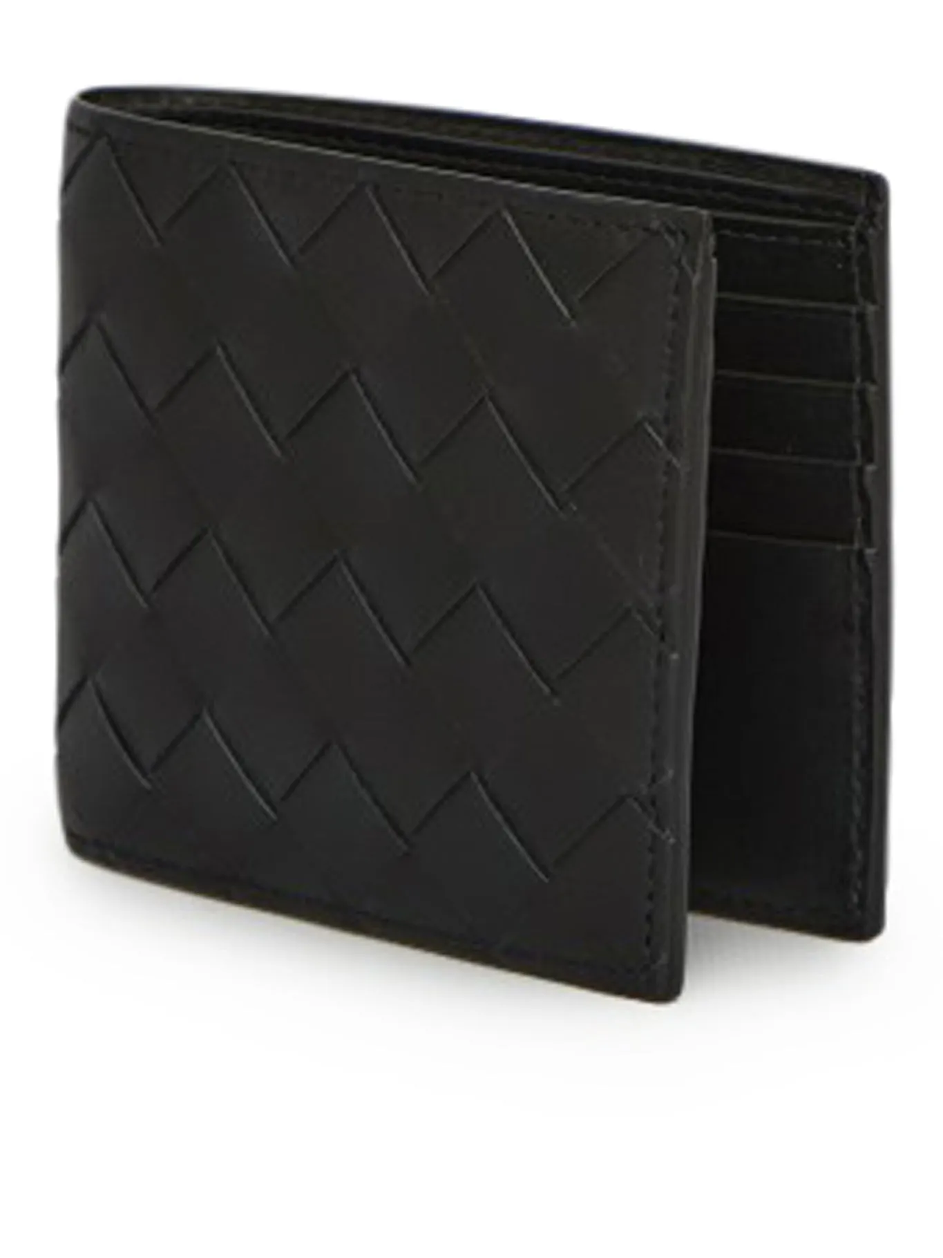 Leather bi-fold wallet