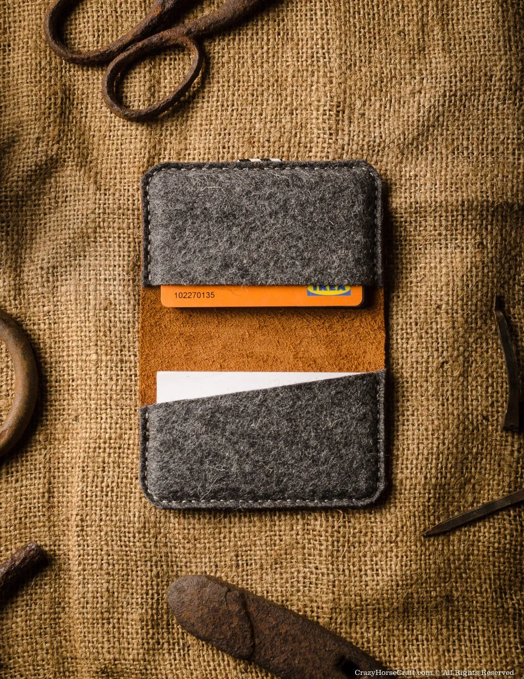 Leather Business & Credit Card Holder / Wallet | Classic Brown