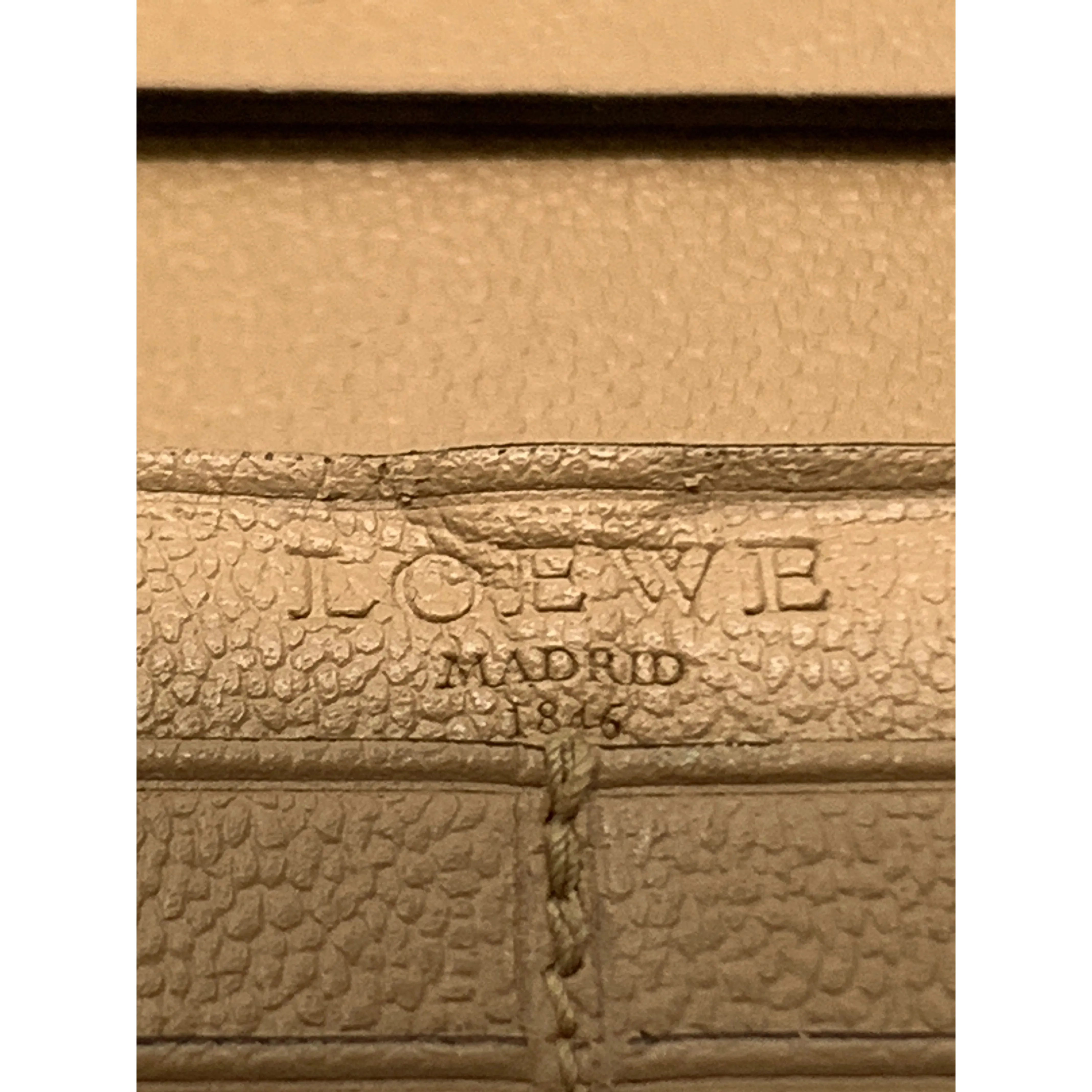 #LOEWE/Long Wallet/BRW/Leather