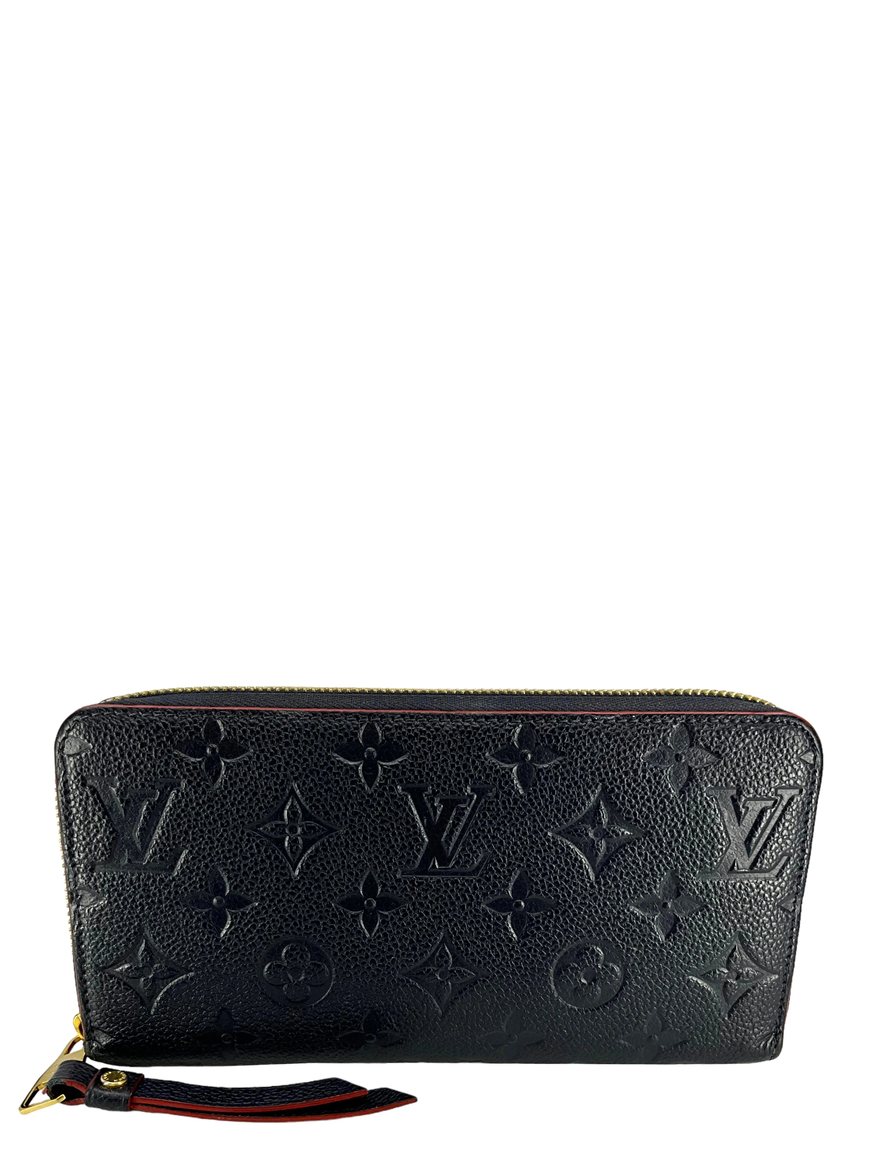 Louis Vuitton Monogram Empreinte Leather Zippy Wallet