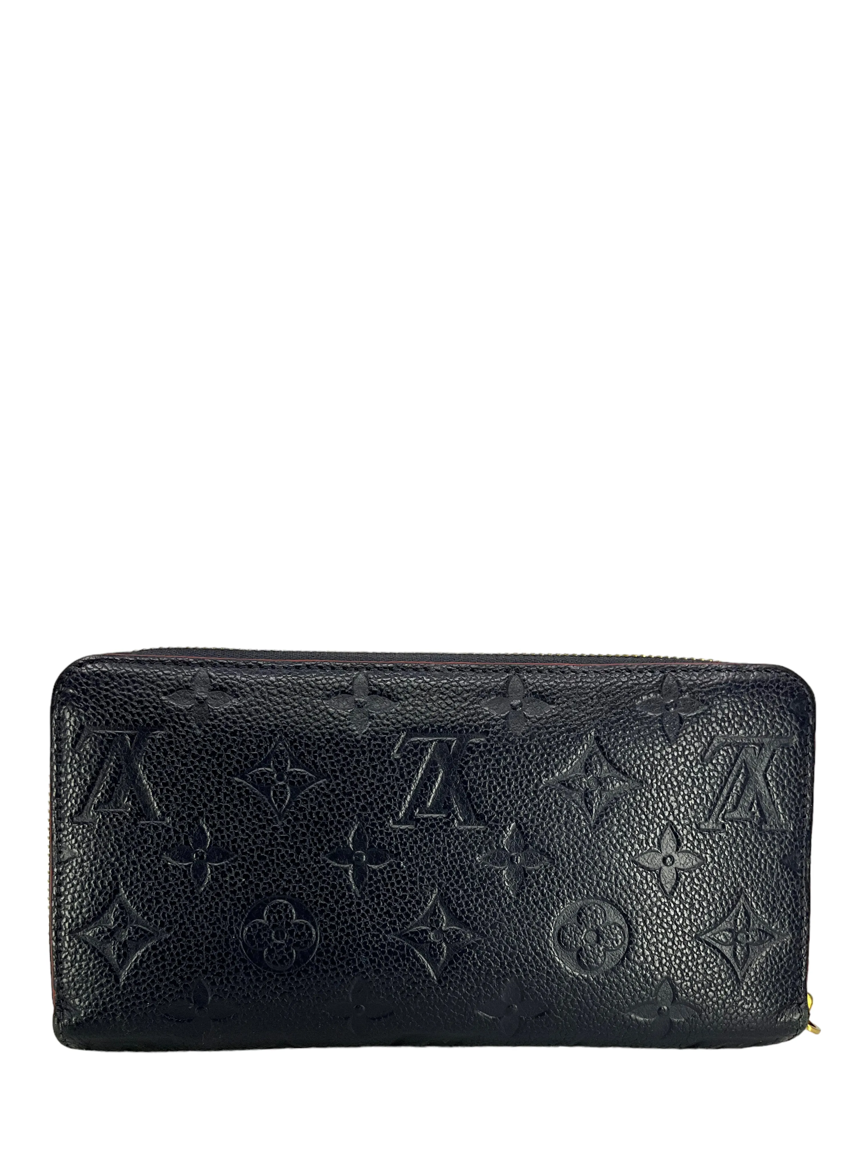 Louis Vuitton Monogram Empreinte Leather Zippy Wallet