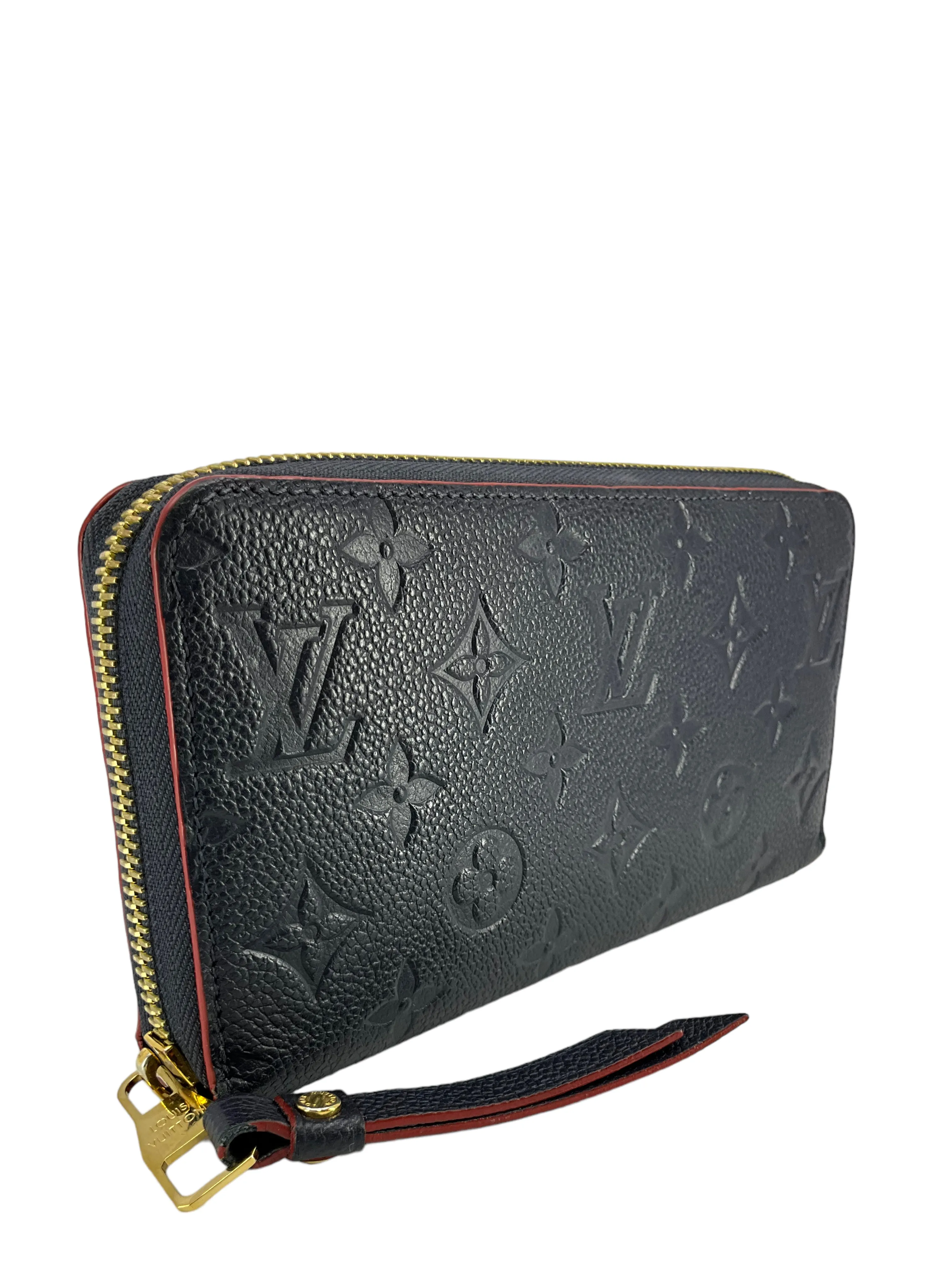 Louis Vuitton Monogram Empreinte Leather Zippy Wallet