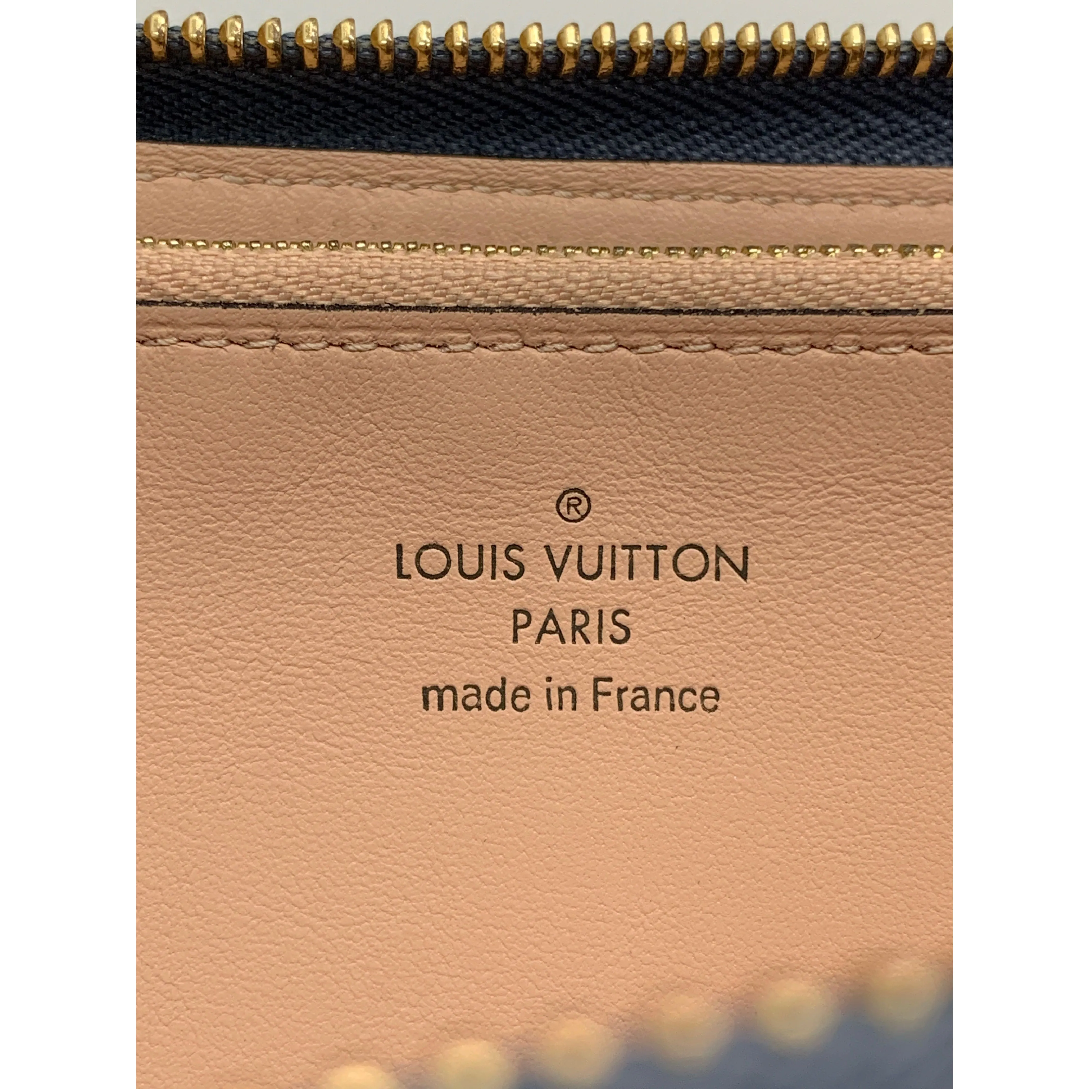 #LOUIS VUITTON/PORTEFEUILLE COMETE_BLUEMARINE/Long Wallet/NVY/Cowhide