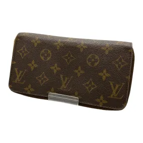 #LOUIS VUITTON/ZIPPY WALLET_MONOGRAM CANVAS/Long Wallet/BRW/PVC