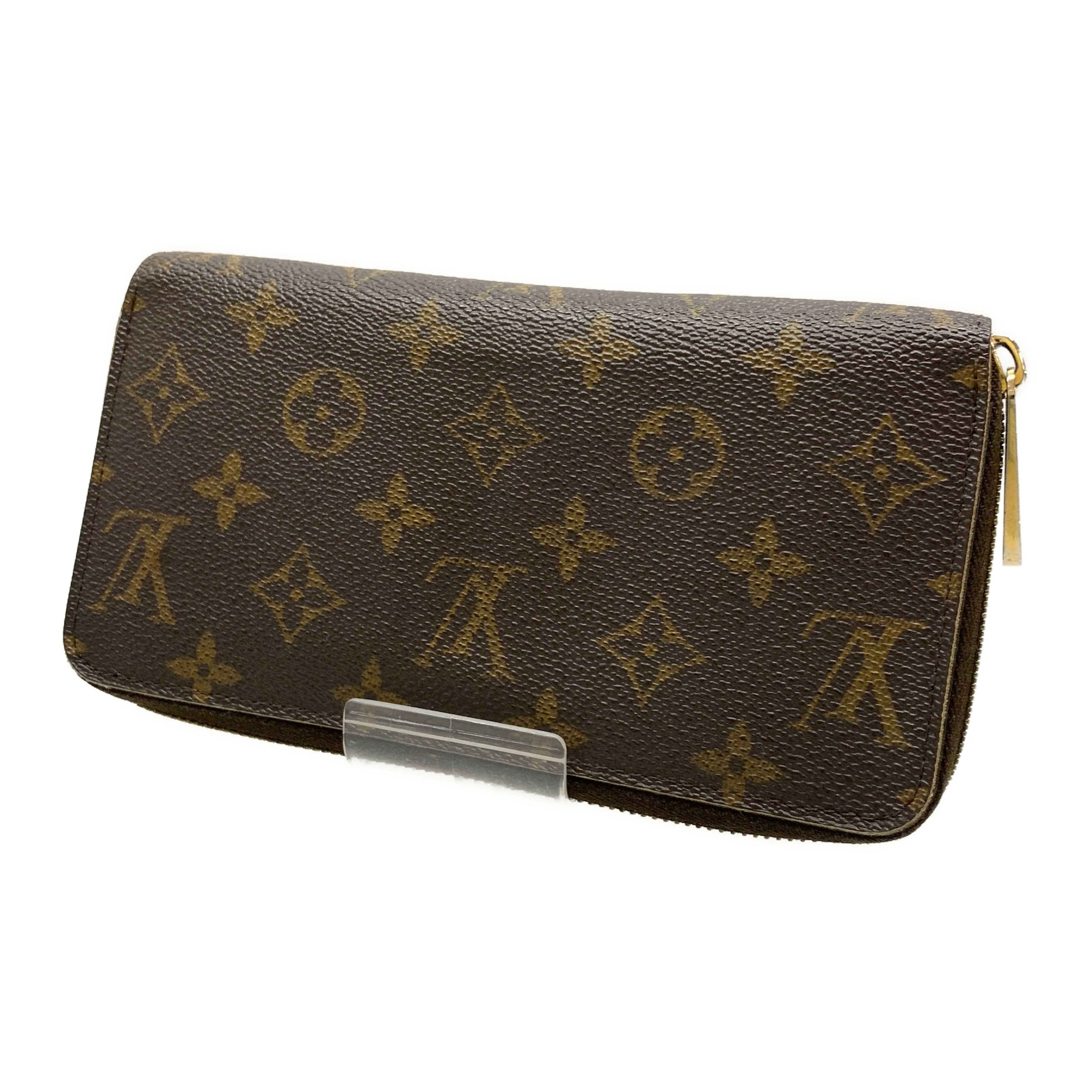 #LOUIS VUITTON/ZIPPY WALLET_MONOGRAM CANVAS/Long Wallet/BRW/PVC