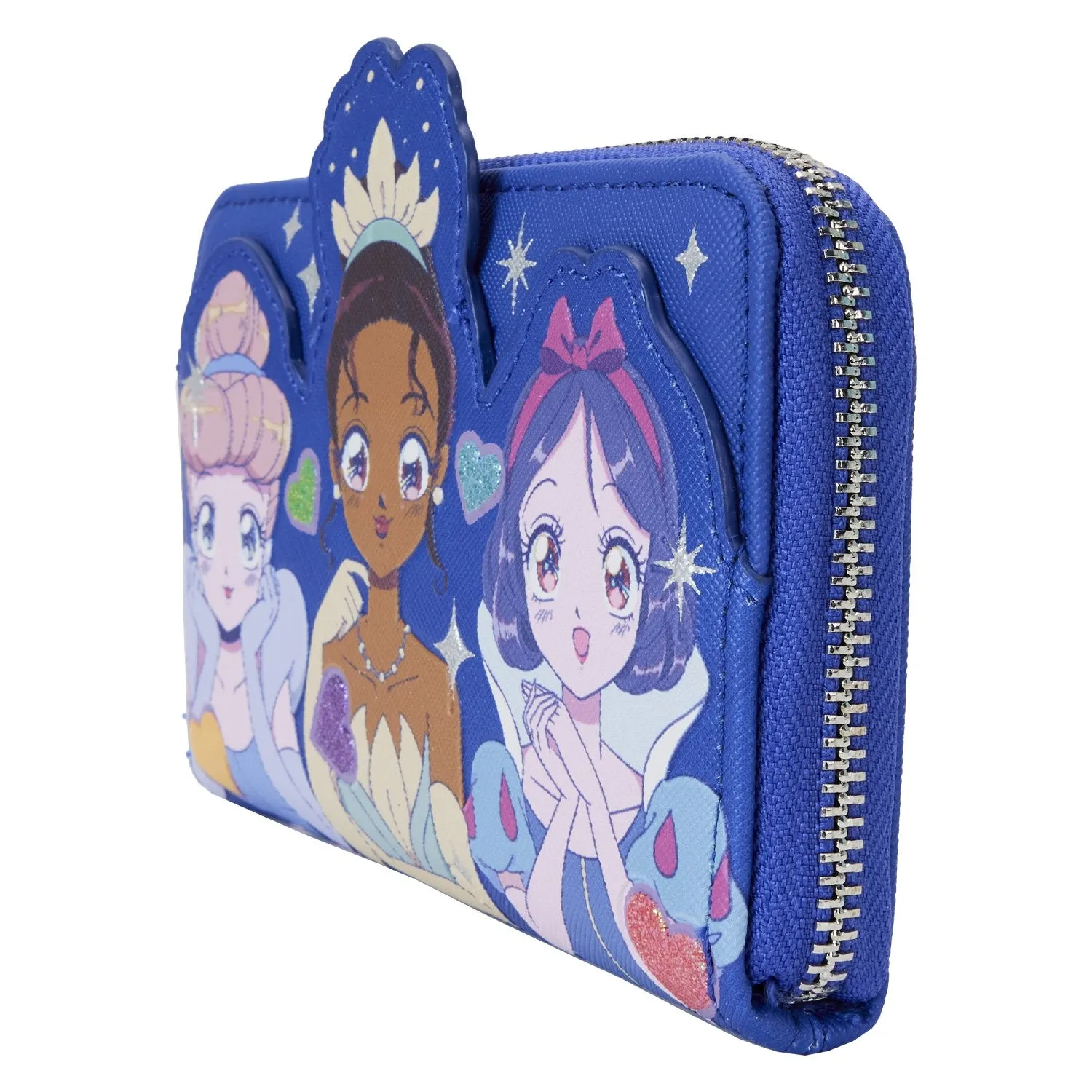 Loungefly Disney Princess Manga Style Zip-Around Wallet - Preorder