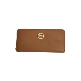 Michael Kors Tan Ziparound Envelope Wallet | Pre Loved |