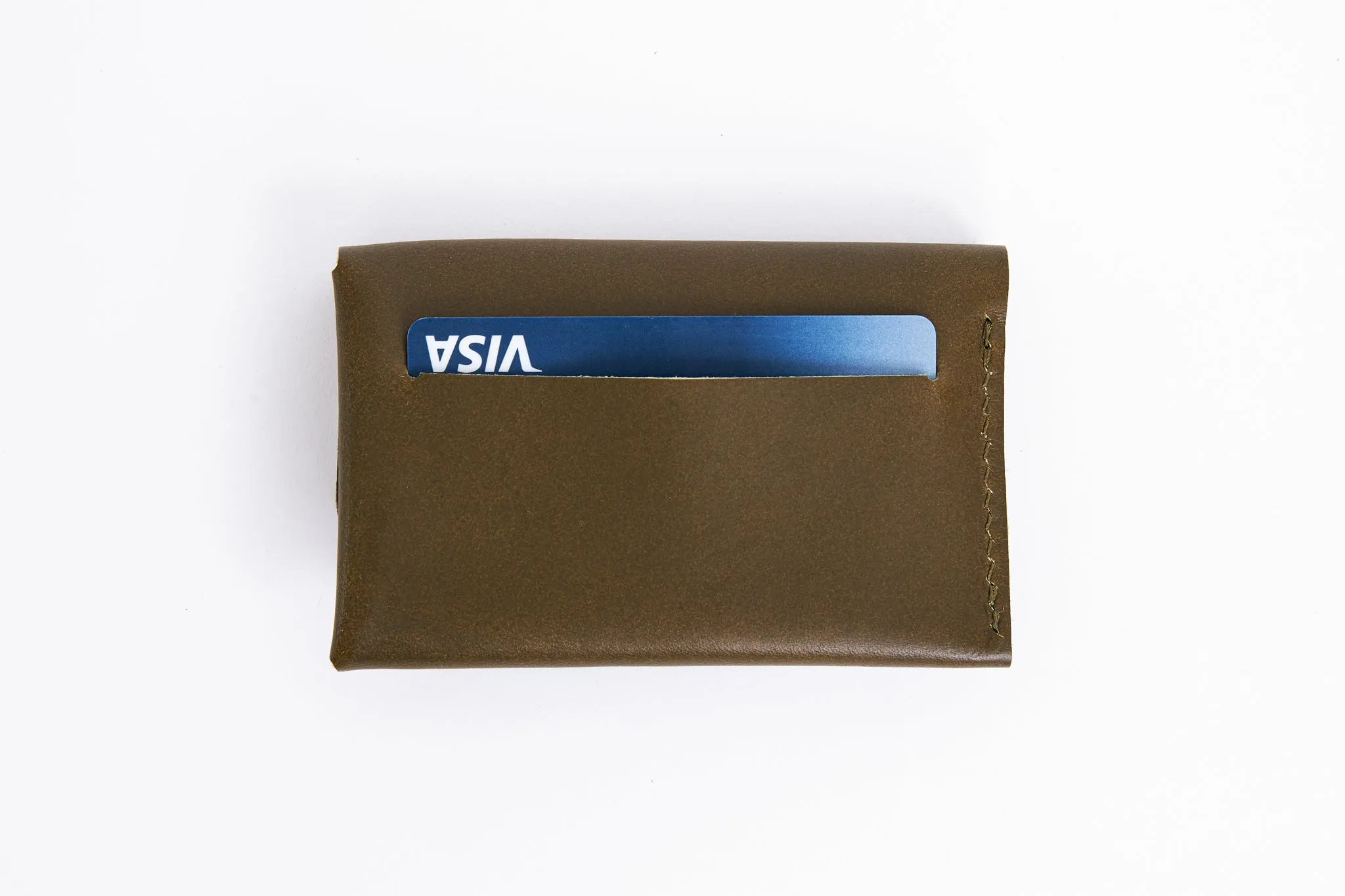 Minimalist wallet/ Olive green