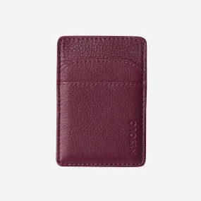 Nico Card Case Wallet Plum