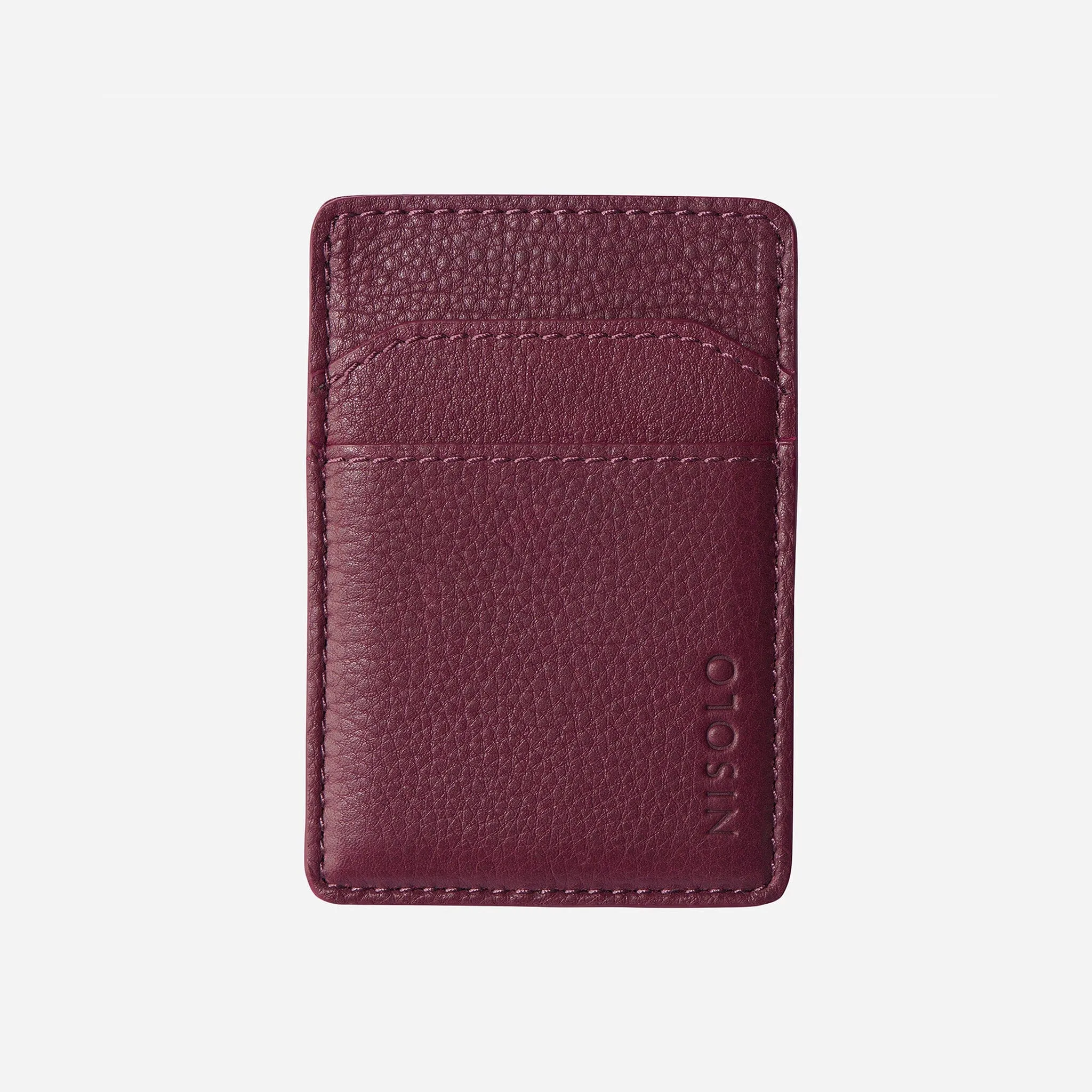 Nico Card Case Wallet Plum