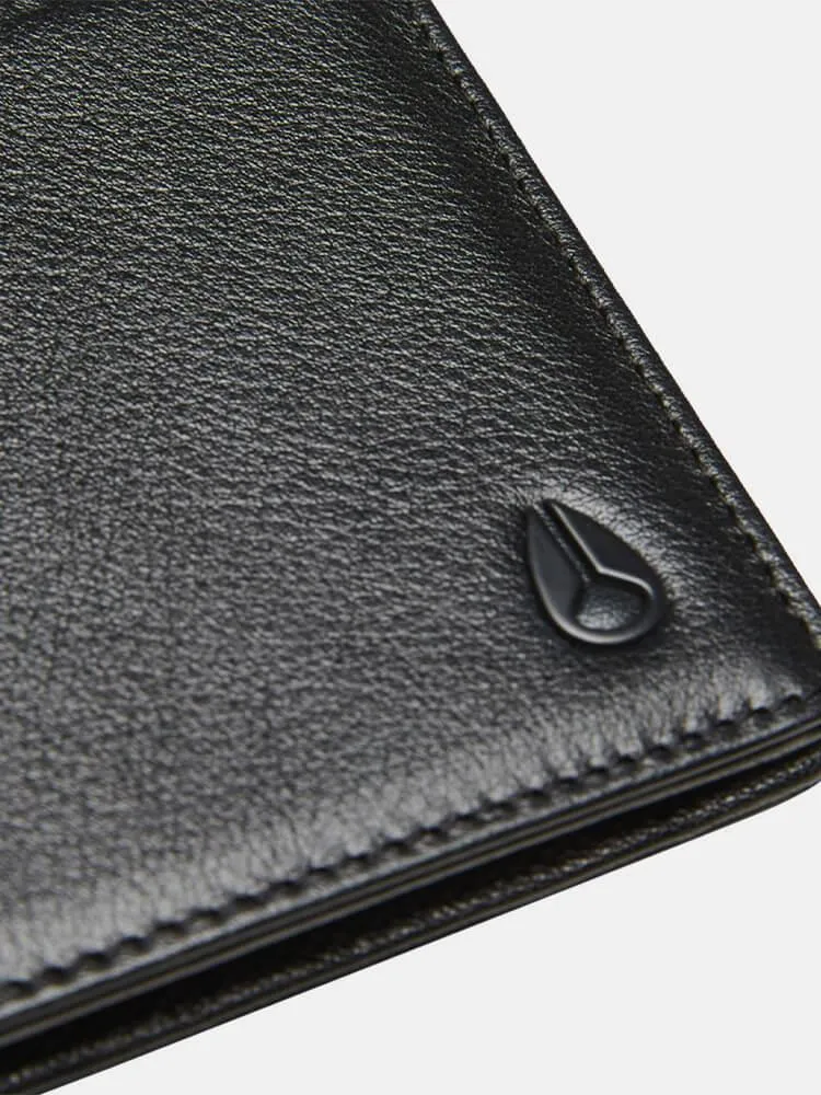 Nixon Cape Leather Wallet - Black