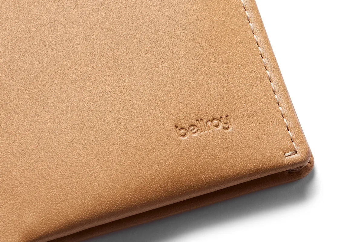 Note Sleeve Wallet - Tan - RFID