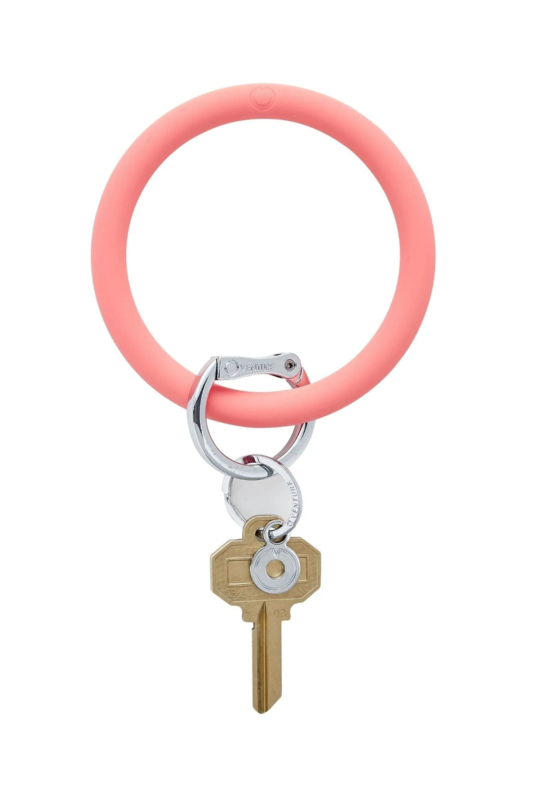 O-Venture Silicone Key Ring in Coral Reef