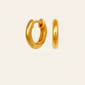 Omega Small Hoops - Gold