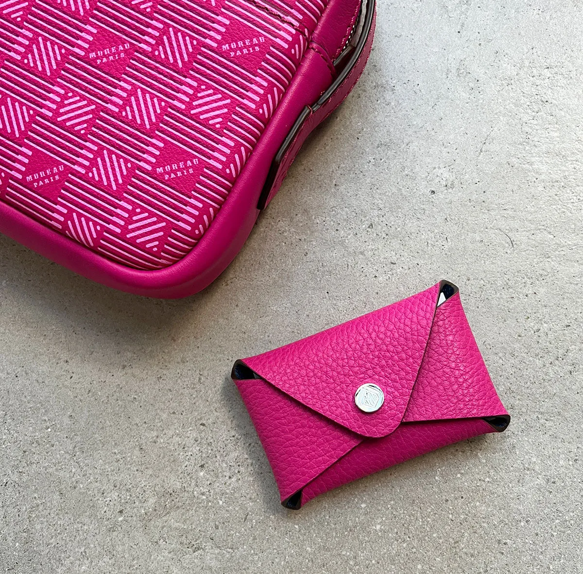 Origami Card Holder, Fuchsia