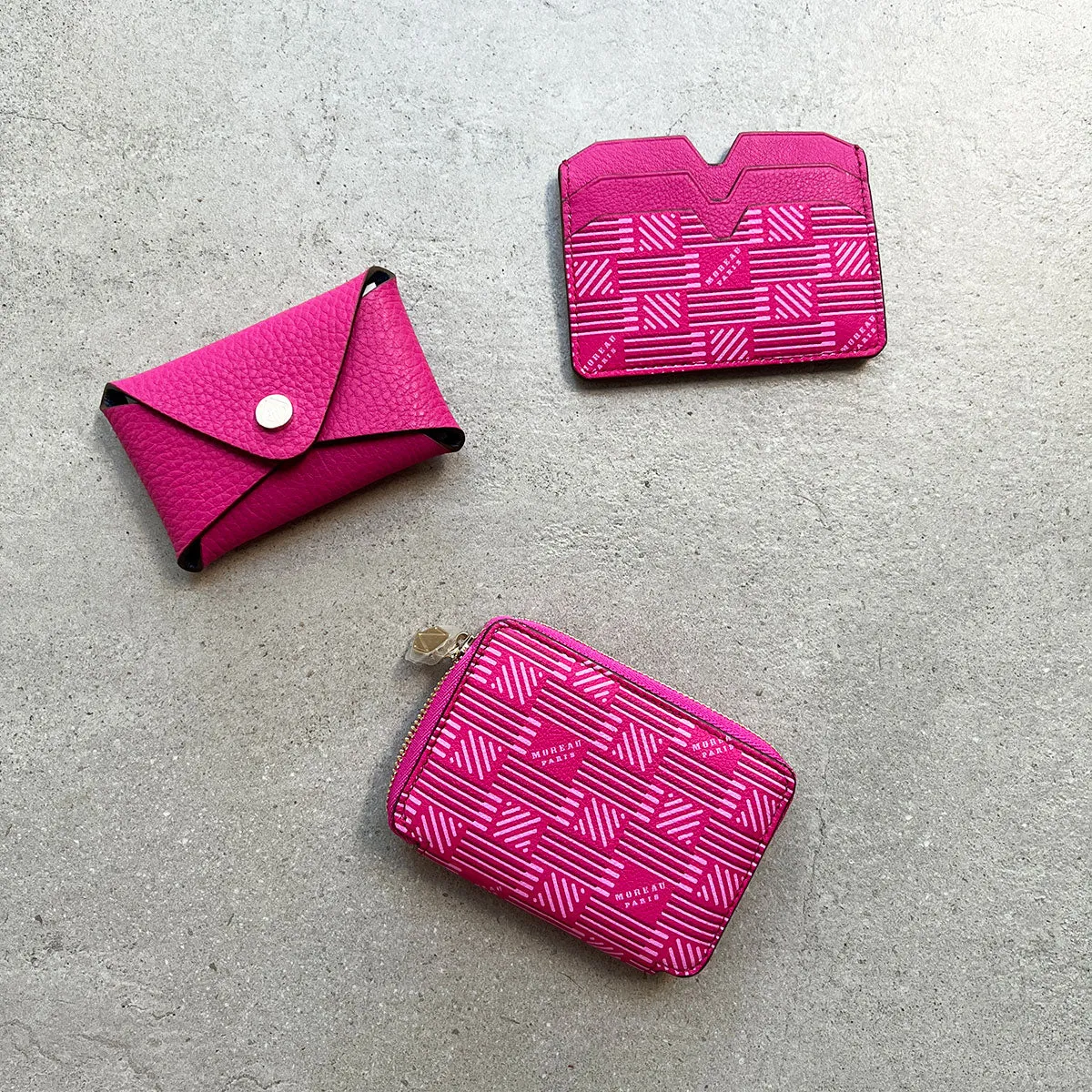 Origami Card Holder, Fuchsia