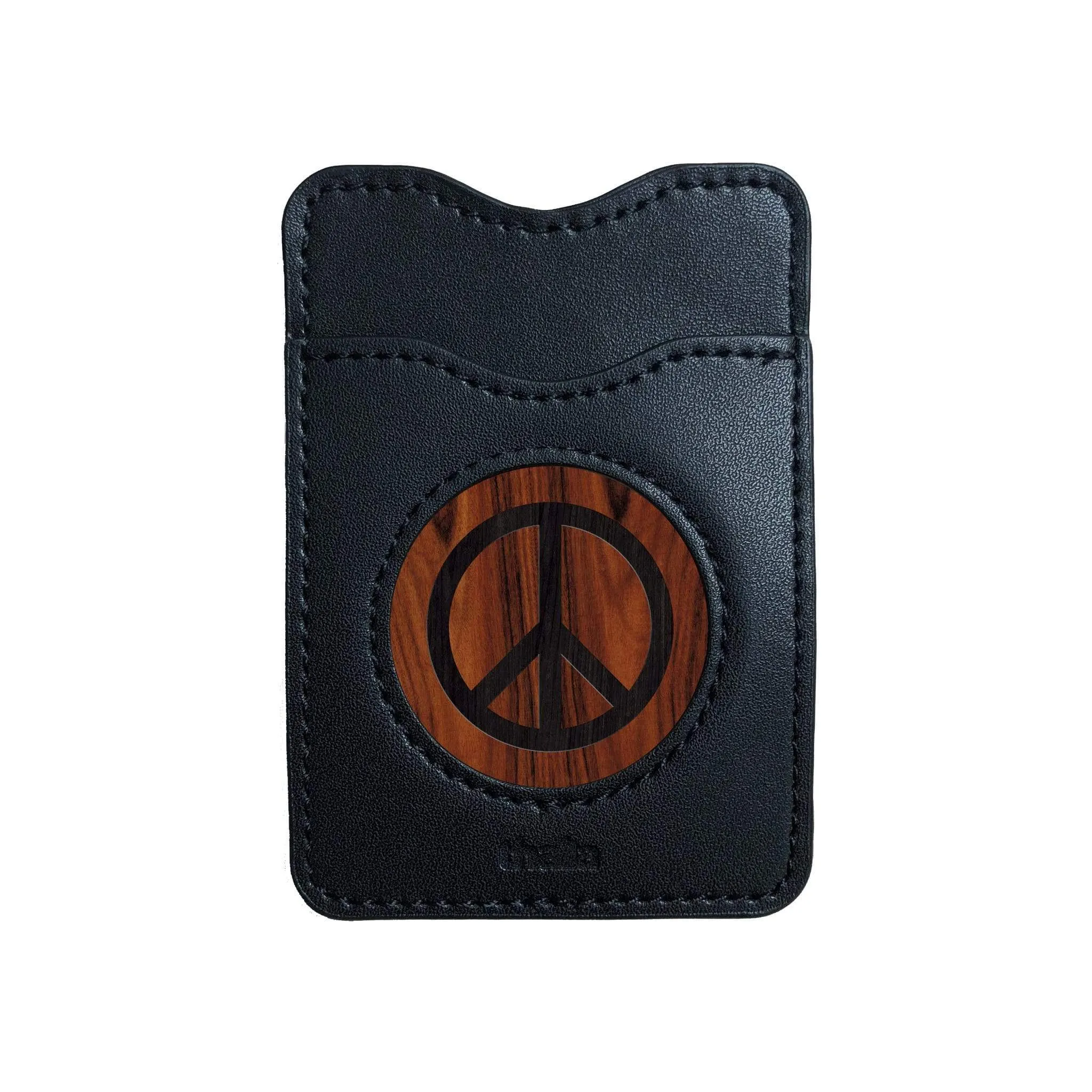 Peace Sign Inked | Leather Phone Wallet