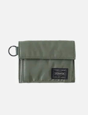 Porter-Yoshida and Co Tanker Wallet 1 Sage Green