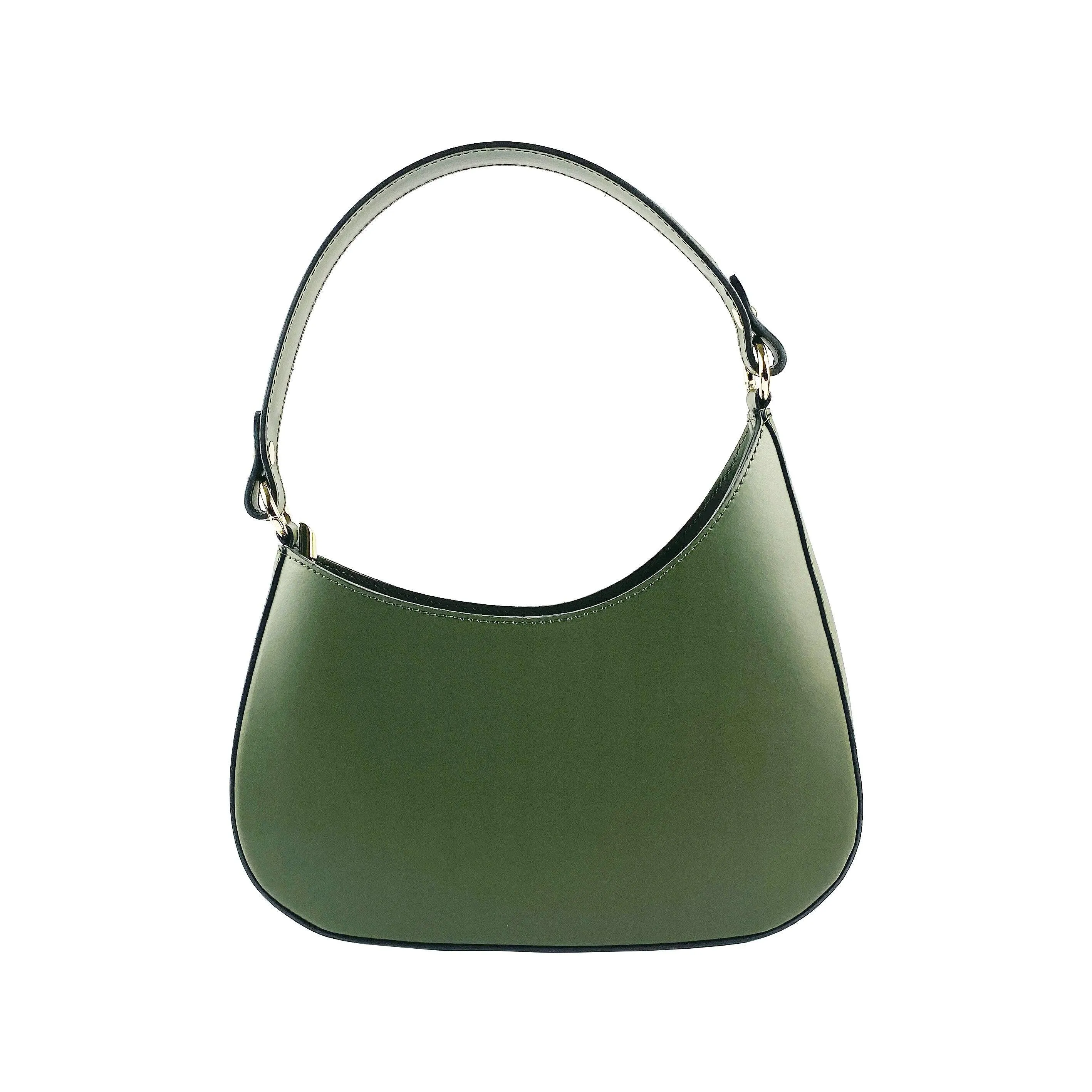 RB1013E | Borsa Donna Hobo in Vera Pelle | cm 28 x 25 x 6