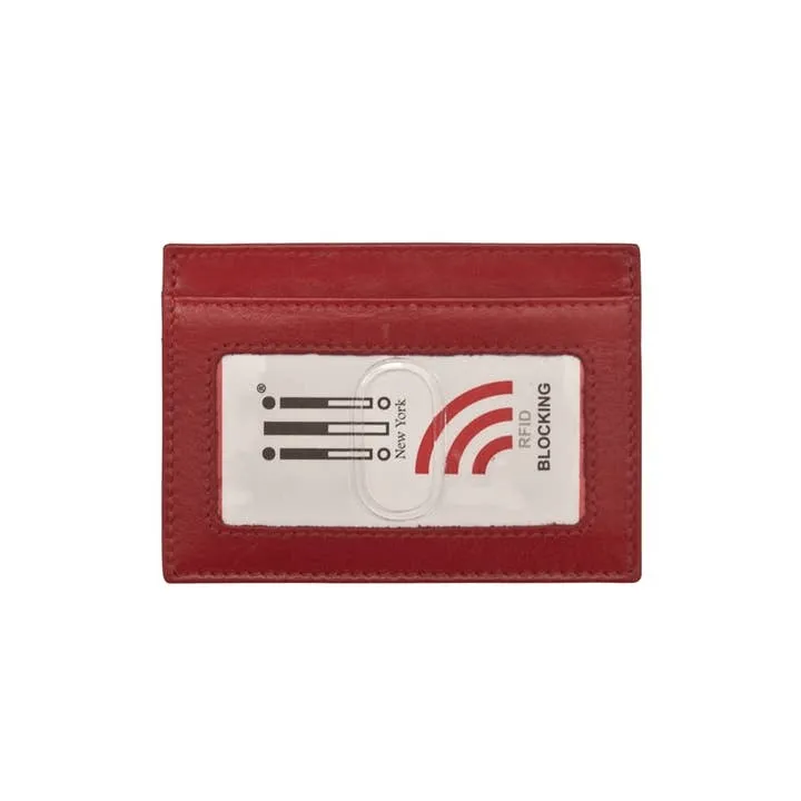 RFID Leather Credit Card/ID Holder