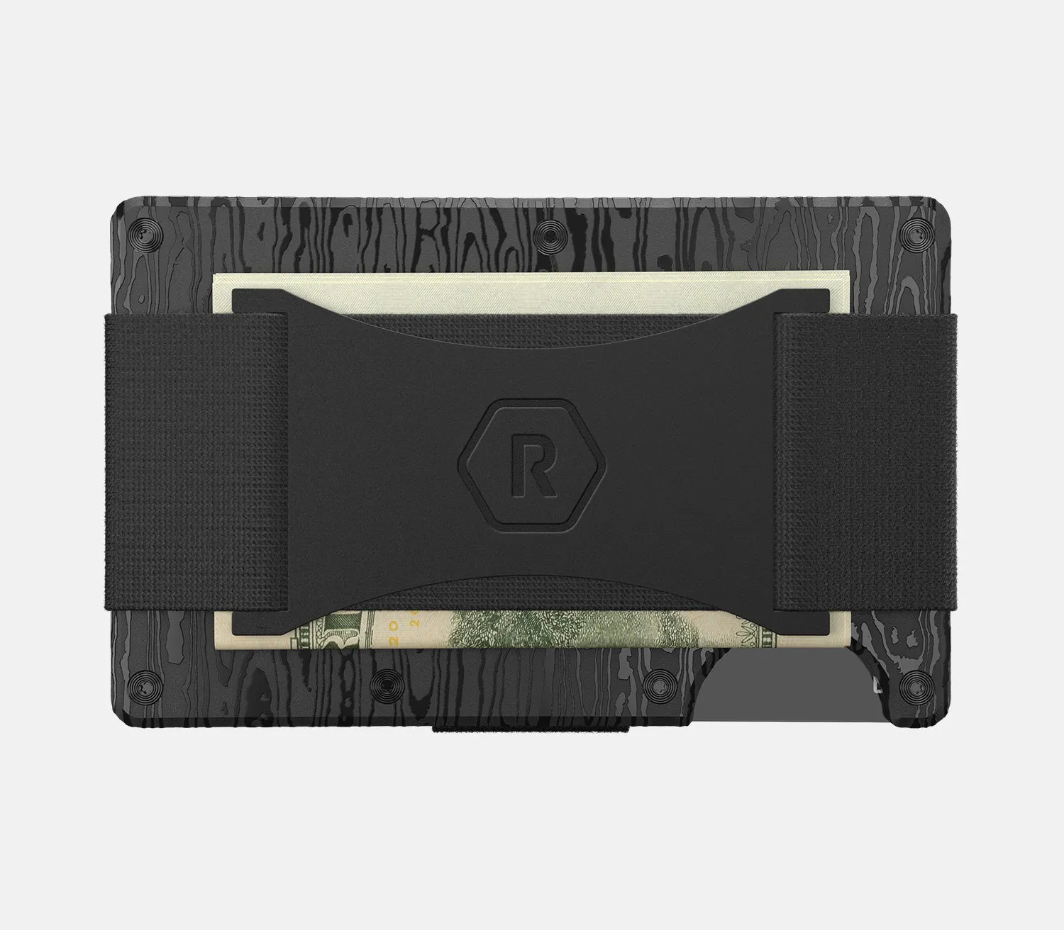 Ridge Wallet - Black Damascus