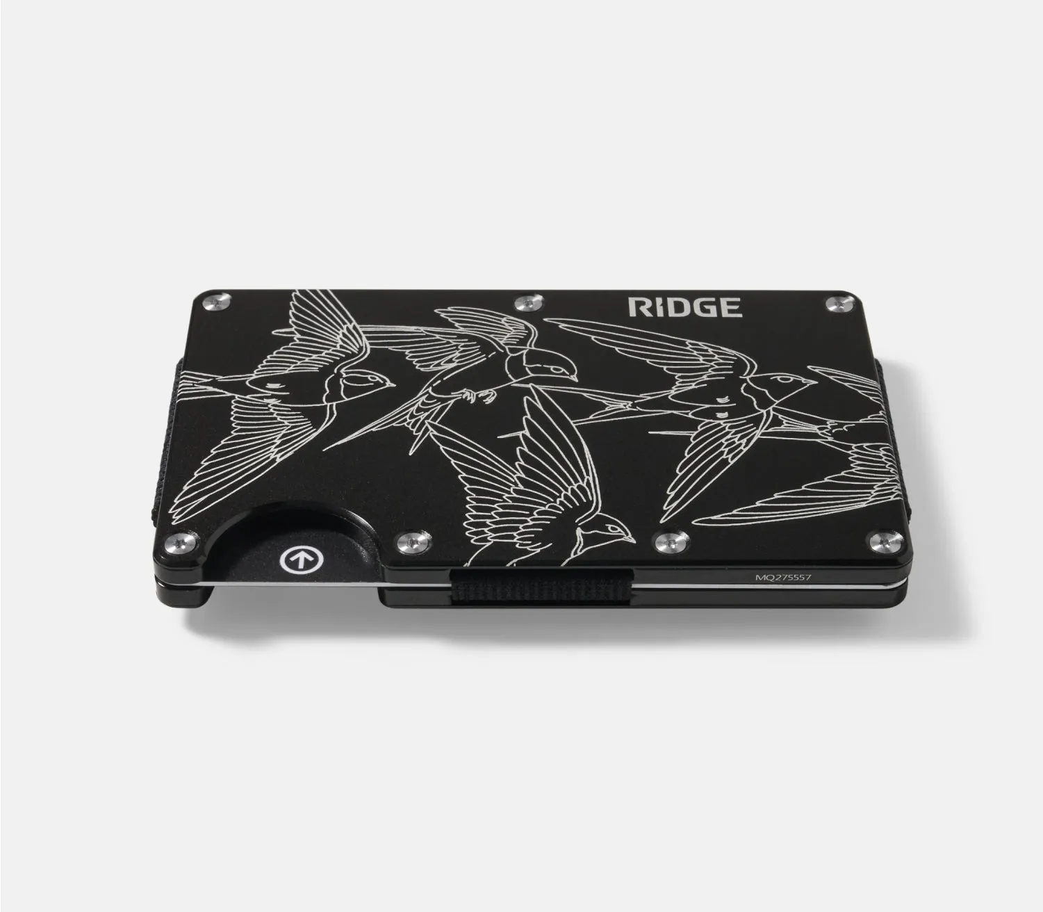 Ridge Wallet H.B. Nielsen - Silver Swallows