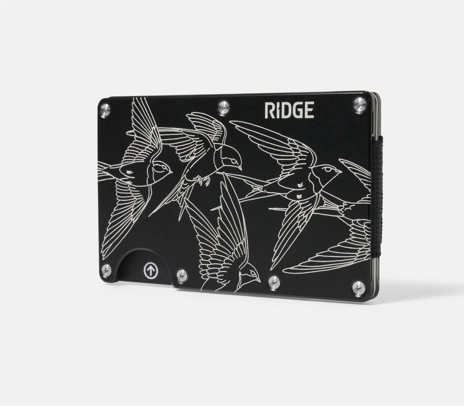 Ridge Wallet H.B. Nielsen - Silver Swallows