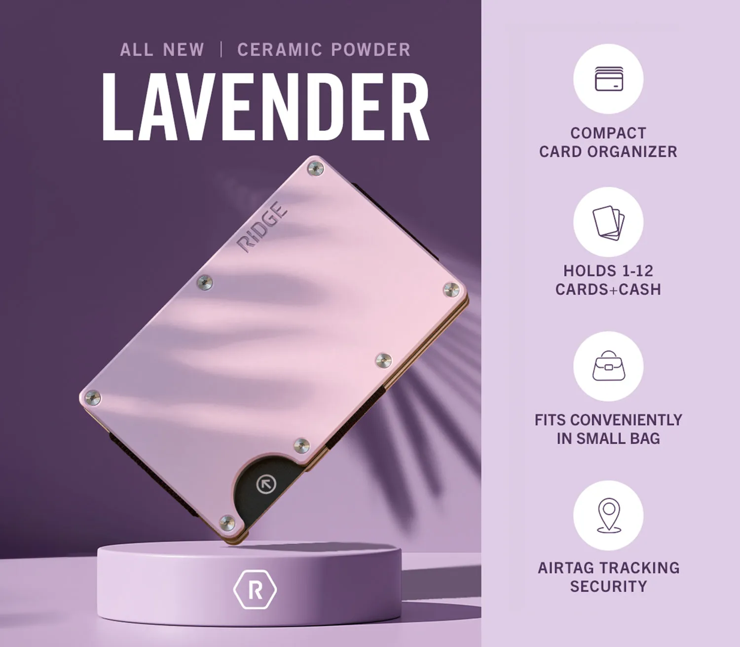 Ridge Wallet - Lavender