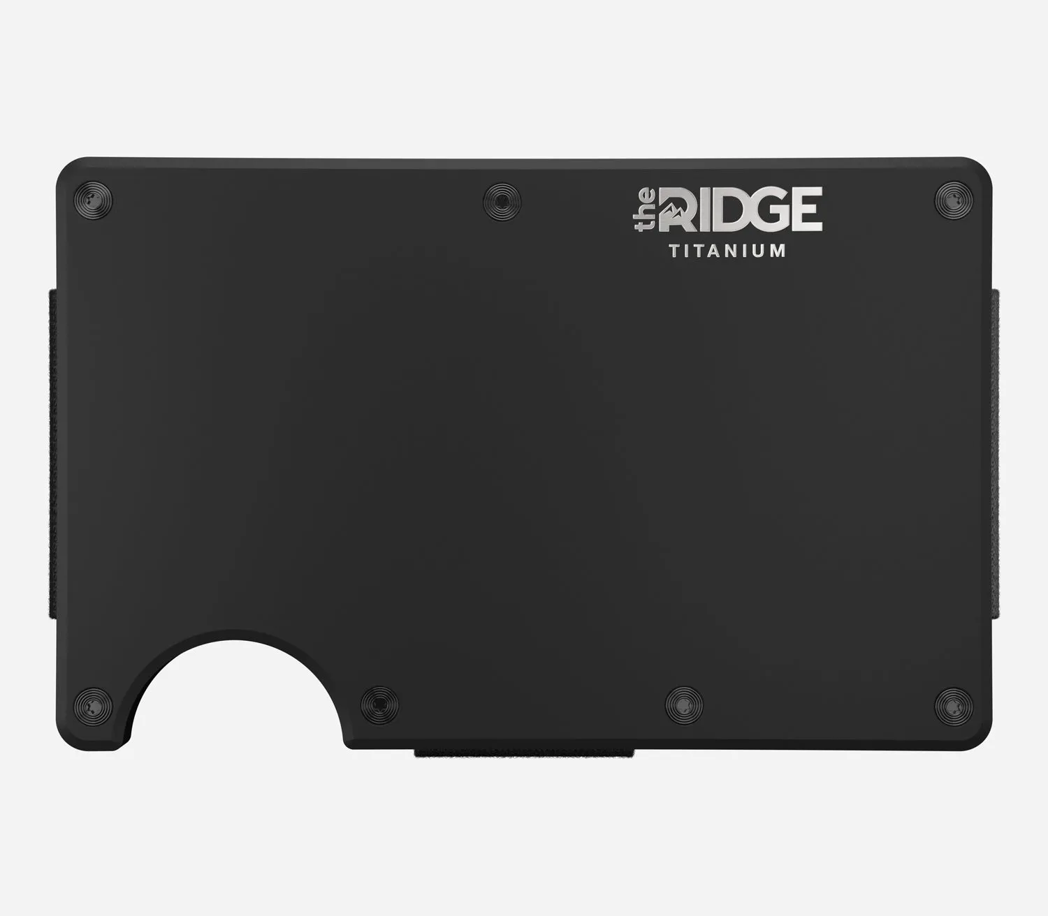 Ridge Wallet - Matte Black Titanium