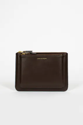 SA5100OP Double Pocket Wallet Brown