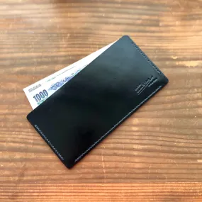 Shell Wallet / Simple / Long Bill Wallet【Horween】シェルコードバンの折らないで入れる札入れ