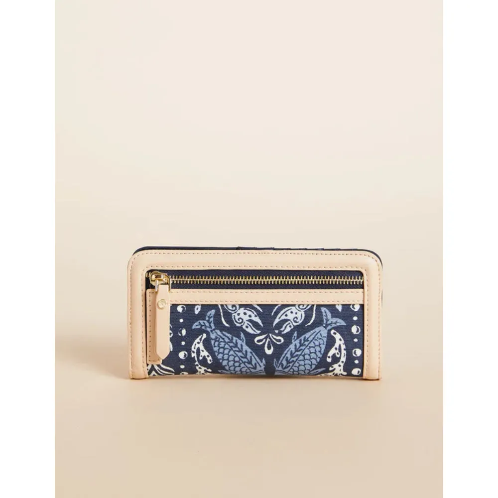 Spartina Small Snap Wallet - Hamilton Sea Life