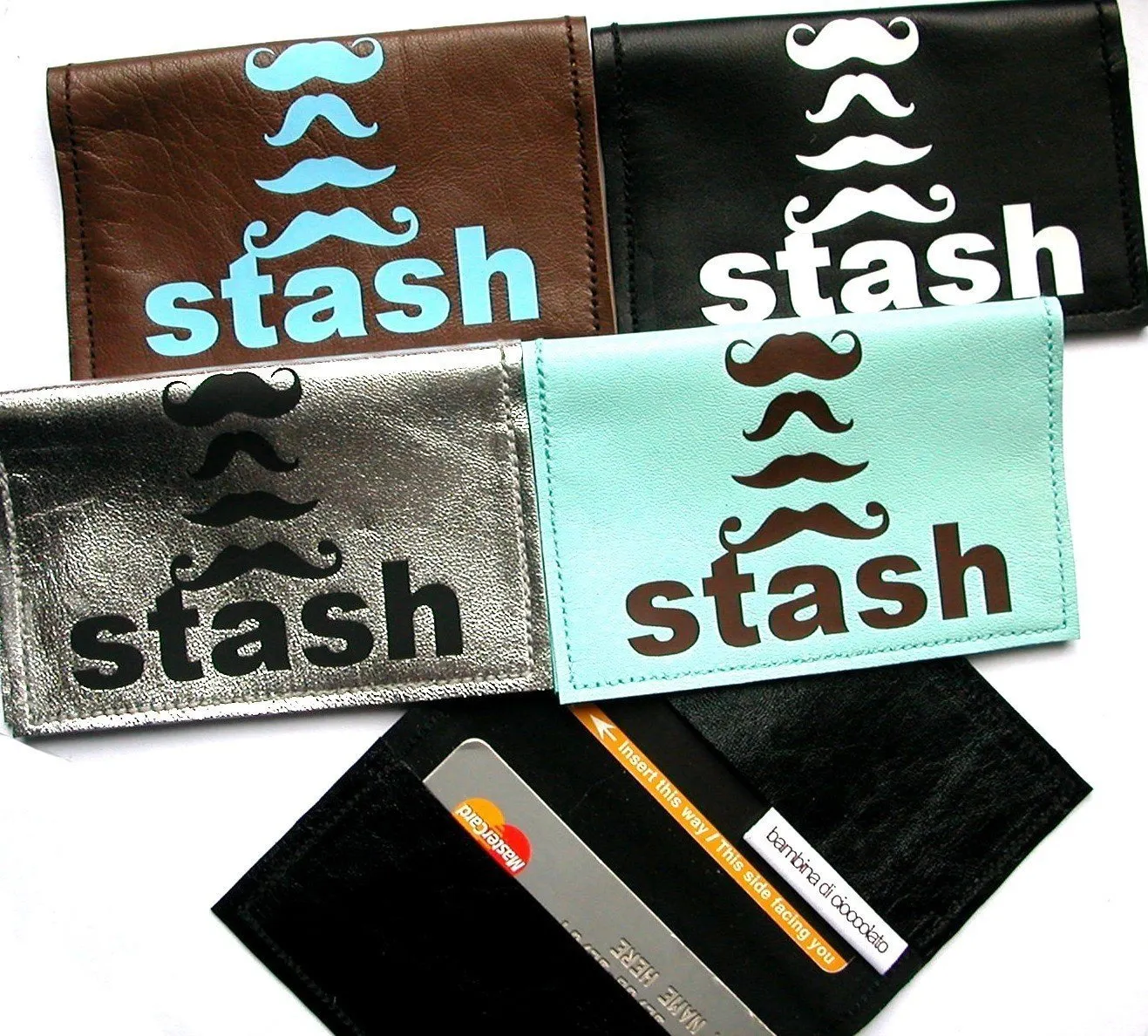 Stash Leather Business Card Holder