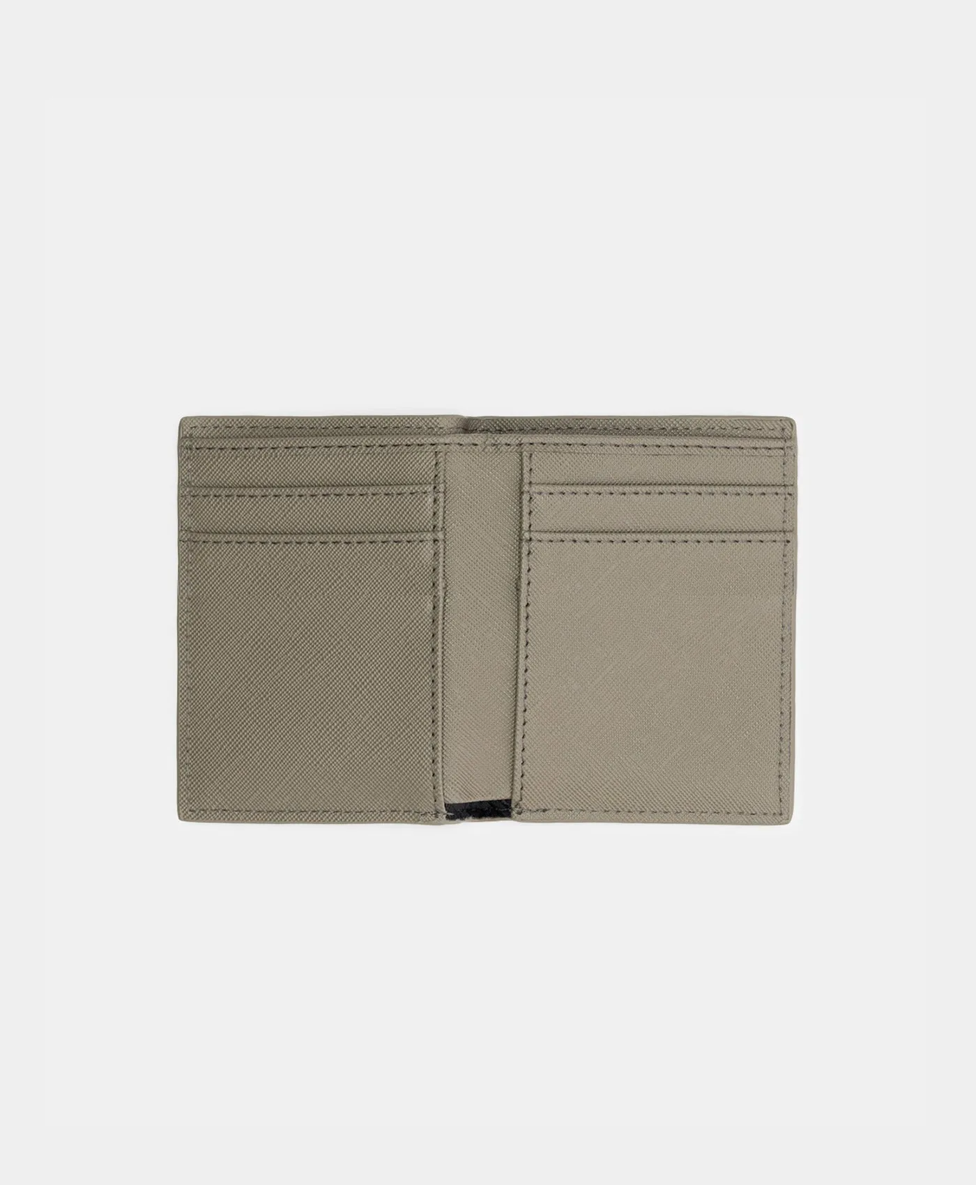 Taupe Grey Kidis Monogram Wallet