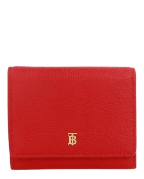 'TB' Plaque Tri-Fold Wallet