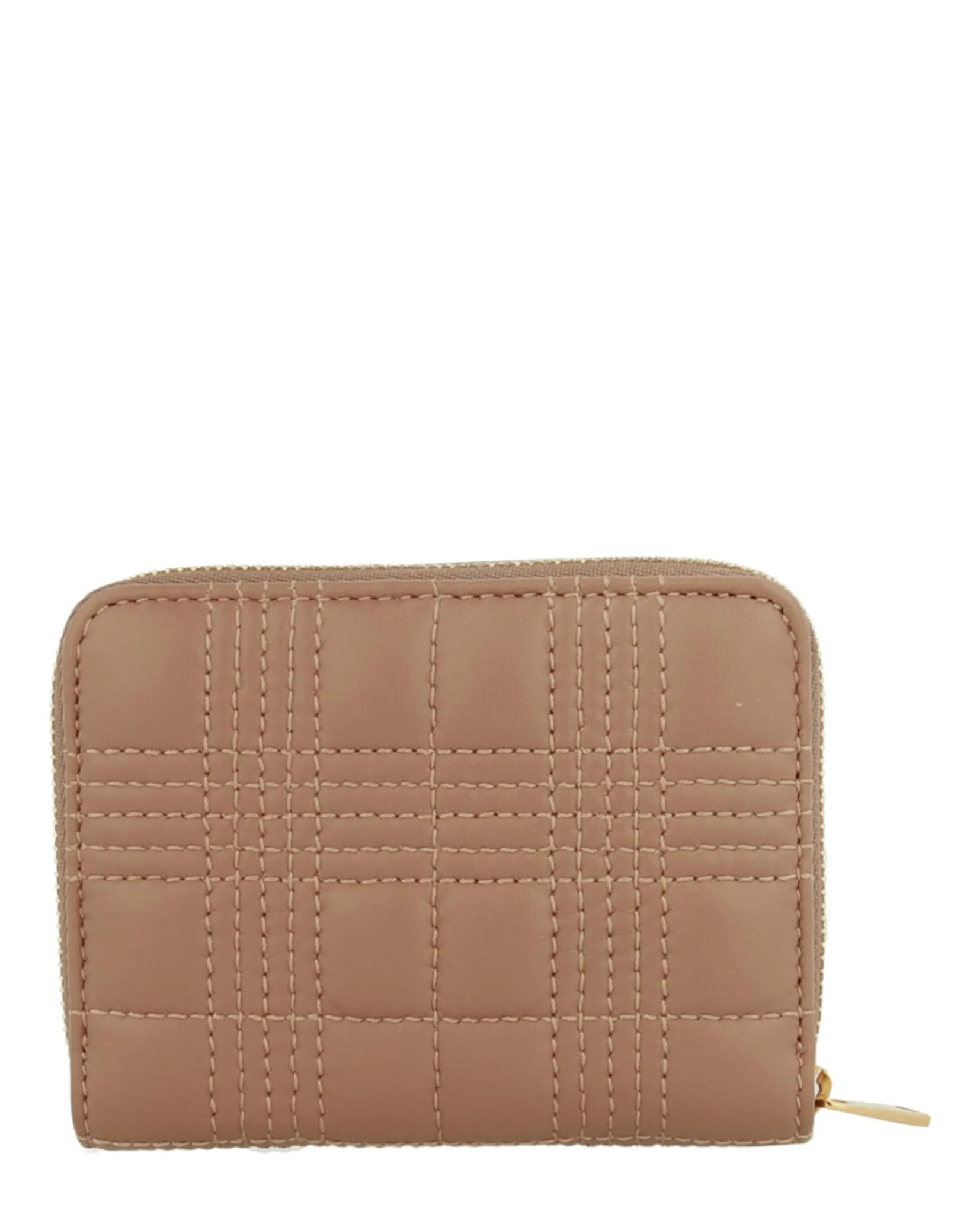 'TB' Quilted Leather Wallet