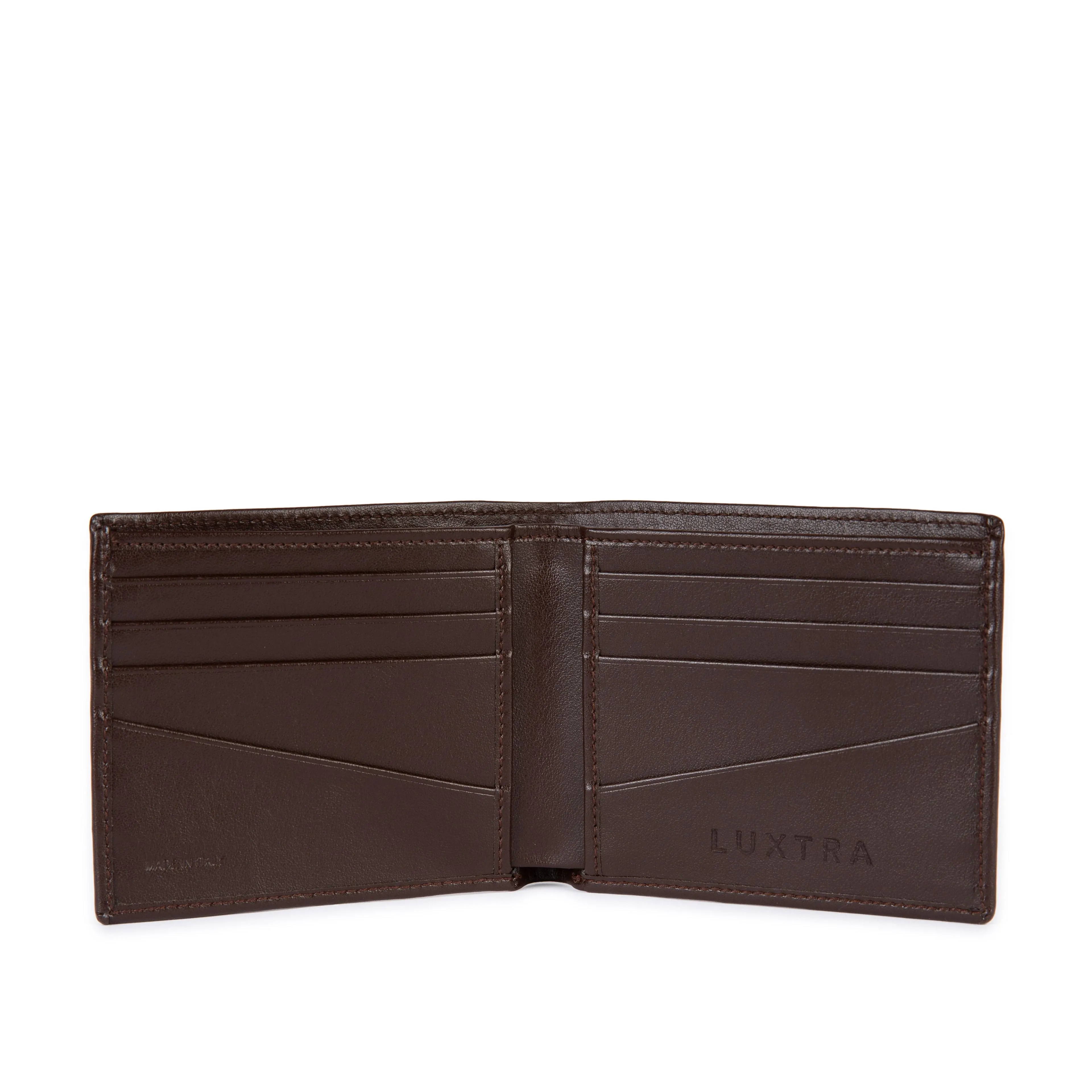 The Taylor Apple Leather Vegan Billfold Wallet | Brown