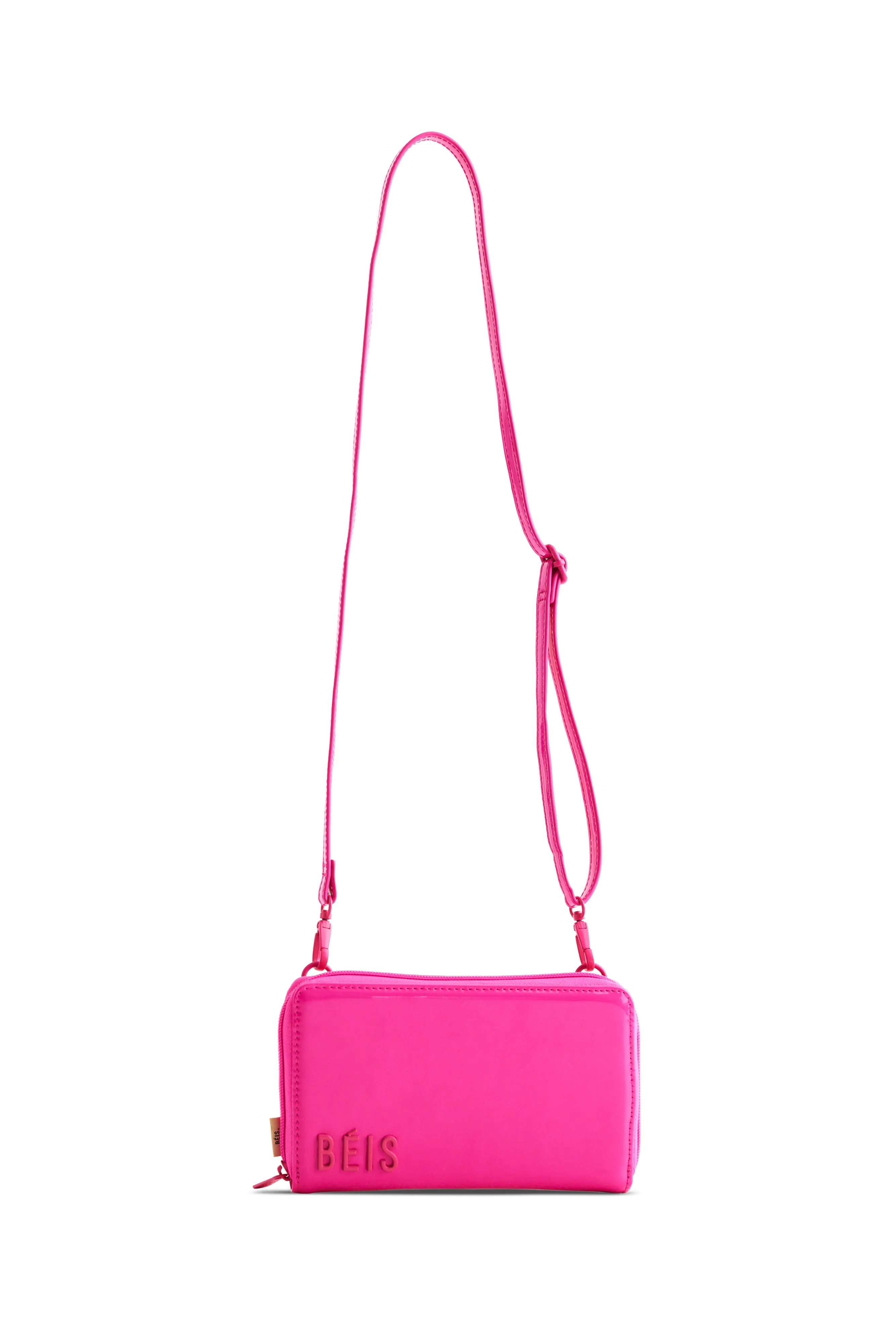 The Travel Wallet in Barbie Pink